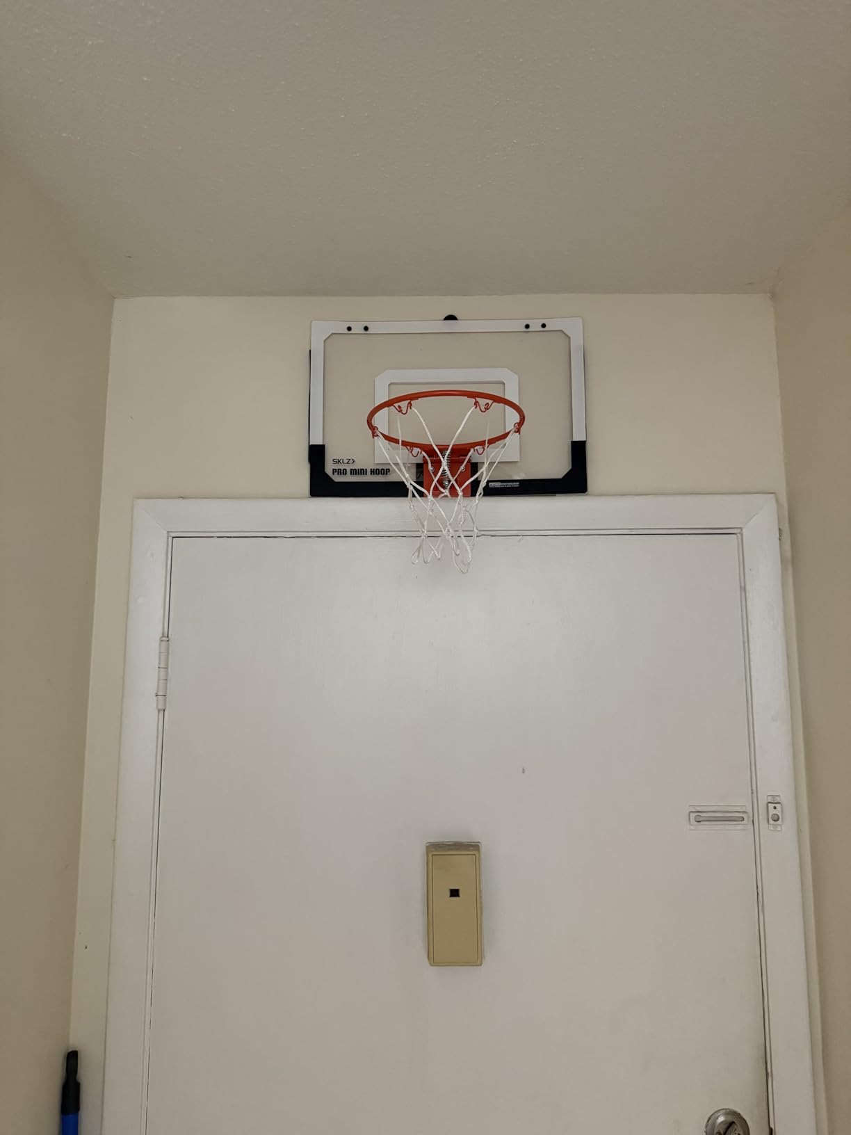 SKLZ Pro Mini Indoor Basketball Hoop - Over The Door – Portable - Great For Home, Dorms, Offices, and Gifts - Customer Photo 2