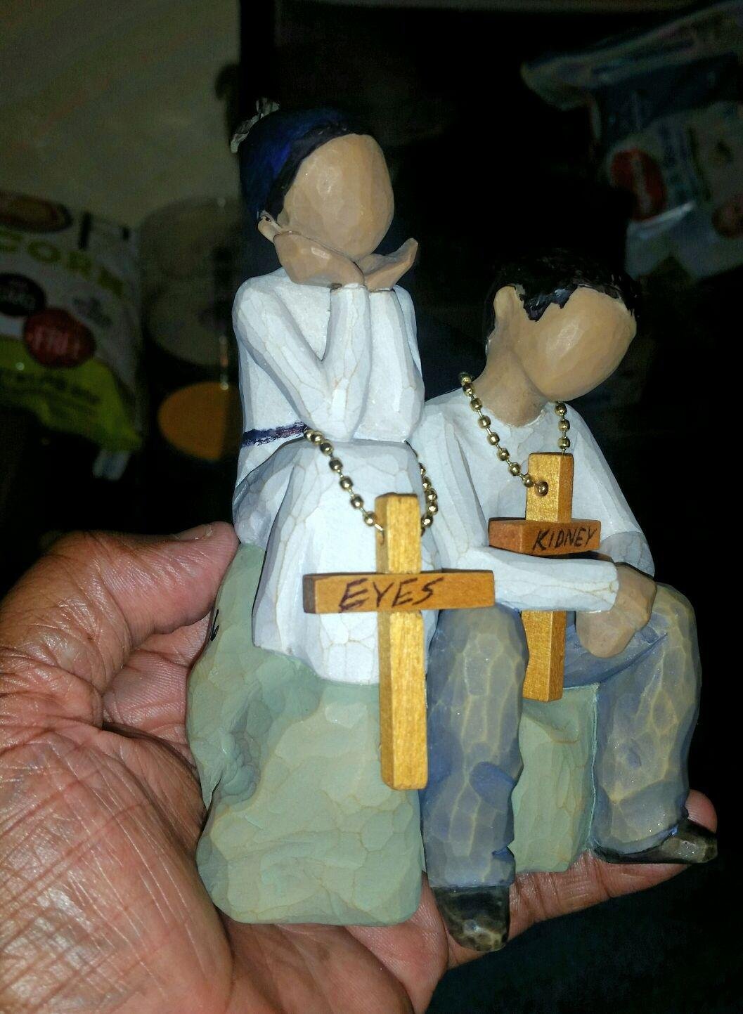 Willow Tree Brother and Sister, by My Side, A Gift to Reflect Friendship Between Siblings, Sculpted Hand-Painted Figure - Customer Photo 1