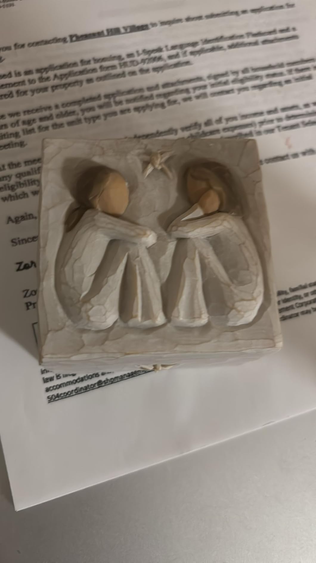 Willow Tree Grandmother, Love that Transcends the Years, Box for Jewelry and Treasures, Reminder of Those you Love who Call you Grandma, Sculpted Hand-Painted Keepsake Box - Customer Photo 1