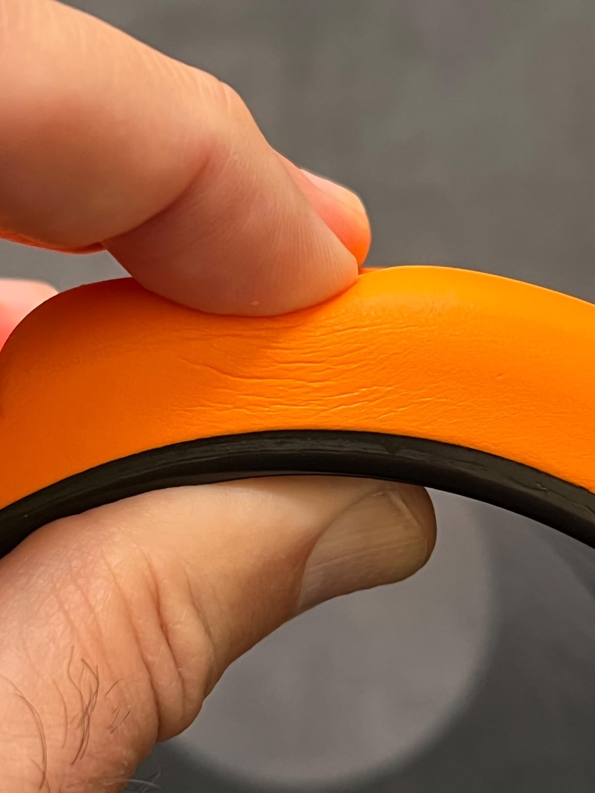 TRIGGERPOINT Performance Therapy Grid Foam Roller with Free Online Instructional Videos, Original (13-inch), Orange - Customer Photo 1