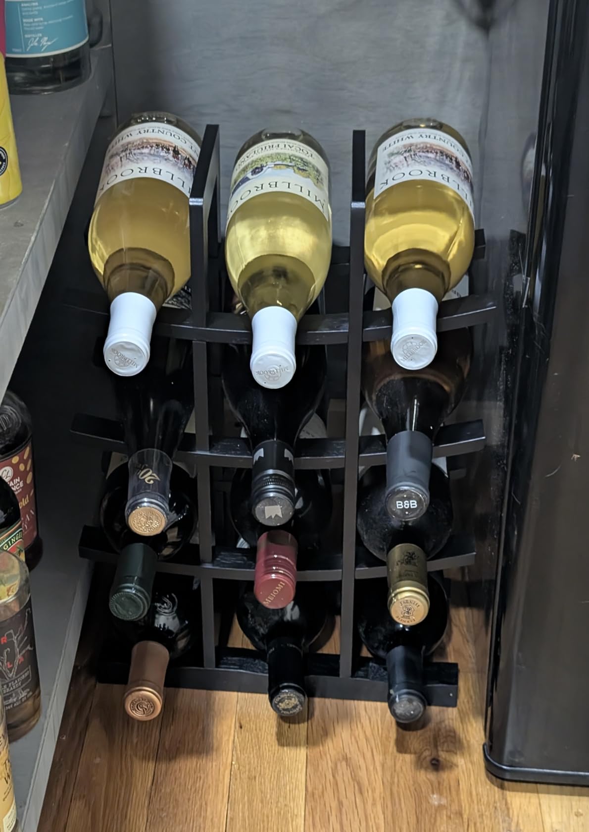 Oceanstar WR1132 12-Bottle Bamboo Wine Rack, Dark Espresso Customer Review Oceanstar WR1132 12-Bottle Bamboo Wine Rack, Dark Espresso - Customer Photo 1