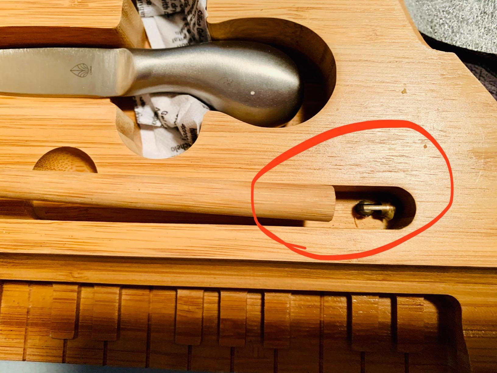 TOSCANA - a Picnic Time brand Piano Cheese Board & Knife Set, Novelty Charcuterie Board with Cheese Knife Set, Cheese Boards Charcuterie Boards, (Bamboo) - Customer Photo 2