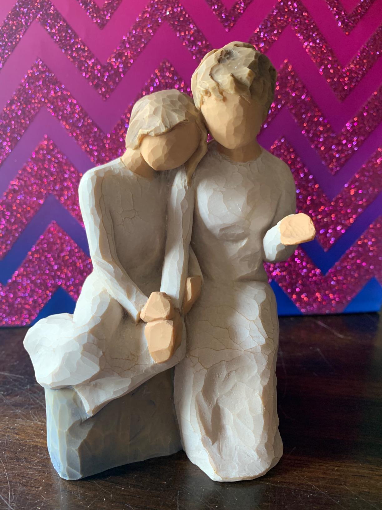 Willow Tree with My Grandmother, The Best Gift is time Spent with You, A Gift to Express Love, Closeness, and Family Relationships Between Grandparents and Grandchildren, Sculpted Hand-Painted Figure - Customer Photo 2