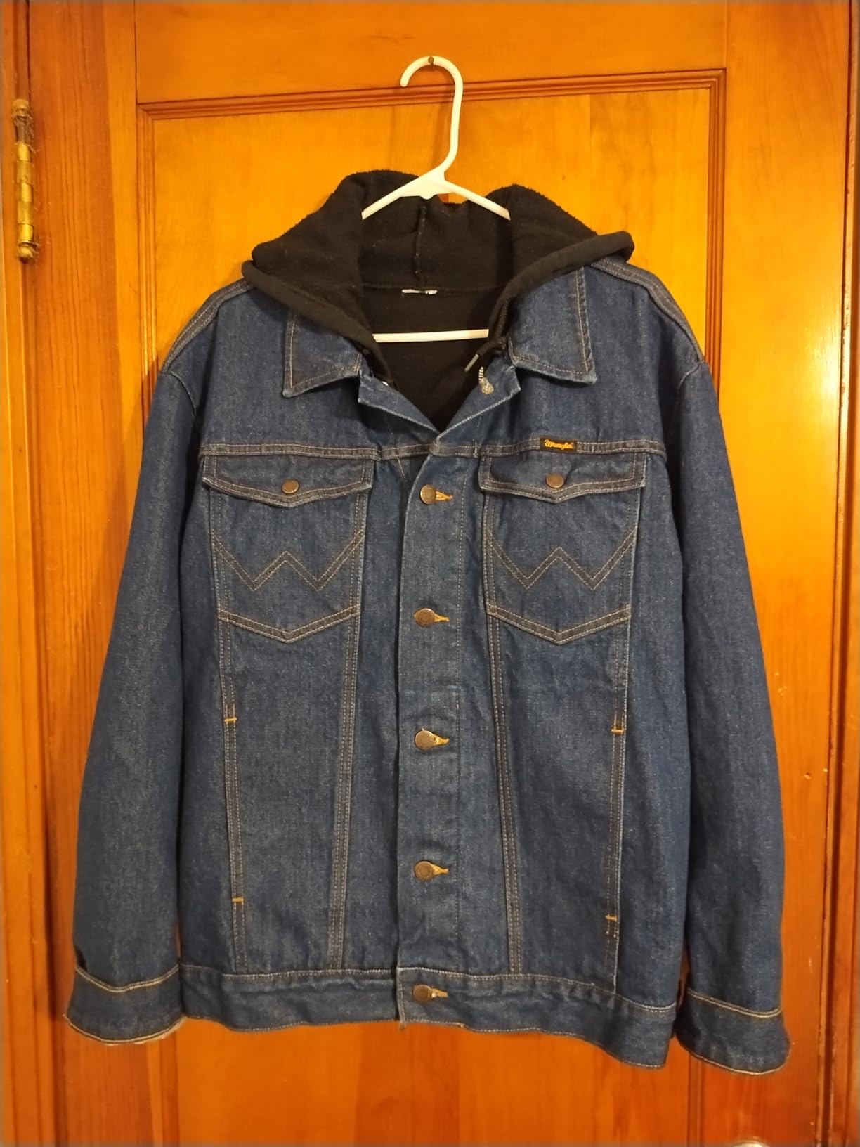 Wrangler mens Cowboy Cut Western Unlined Denim Jacket - Customer Photo 1