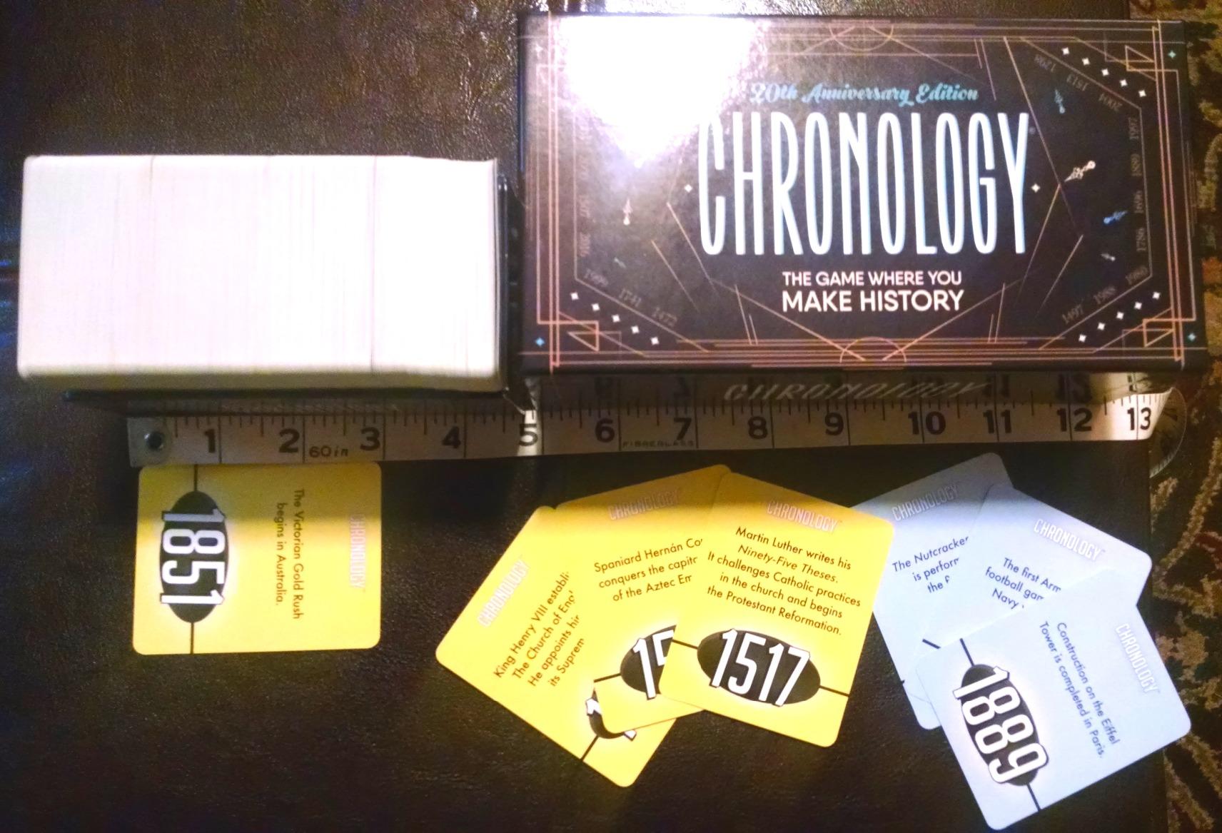 Buffalo Games - Chronology - The Game Where You Make History - Historical Timeline Trivia for 2+ Players, Ages 14+ - Customer Photo 2