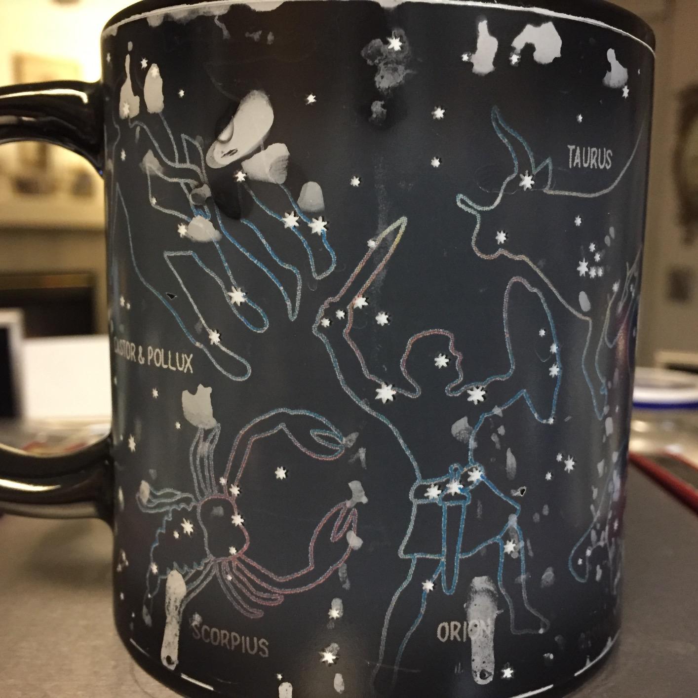The Unemployed Philosophers Guild Heat Changing Constellation Mug - Add Coffee or Tea and 11 Constellations Appear - Comes in a Fun Gift Box - Customer Photo 1