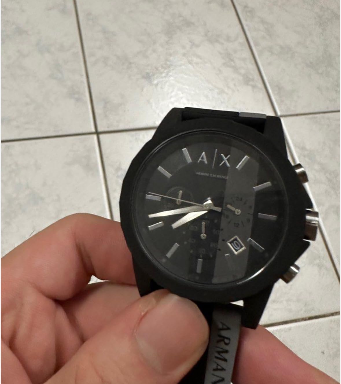 Armani Exchange AX Chronograph Watch for Men with Leather, Stainless Steel or Silicone Band - Customer Photo 1