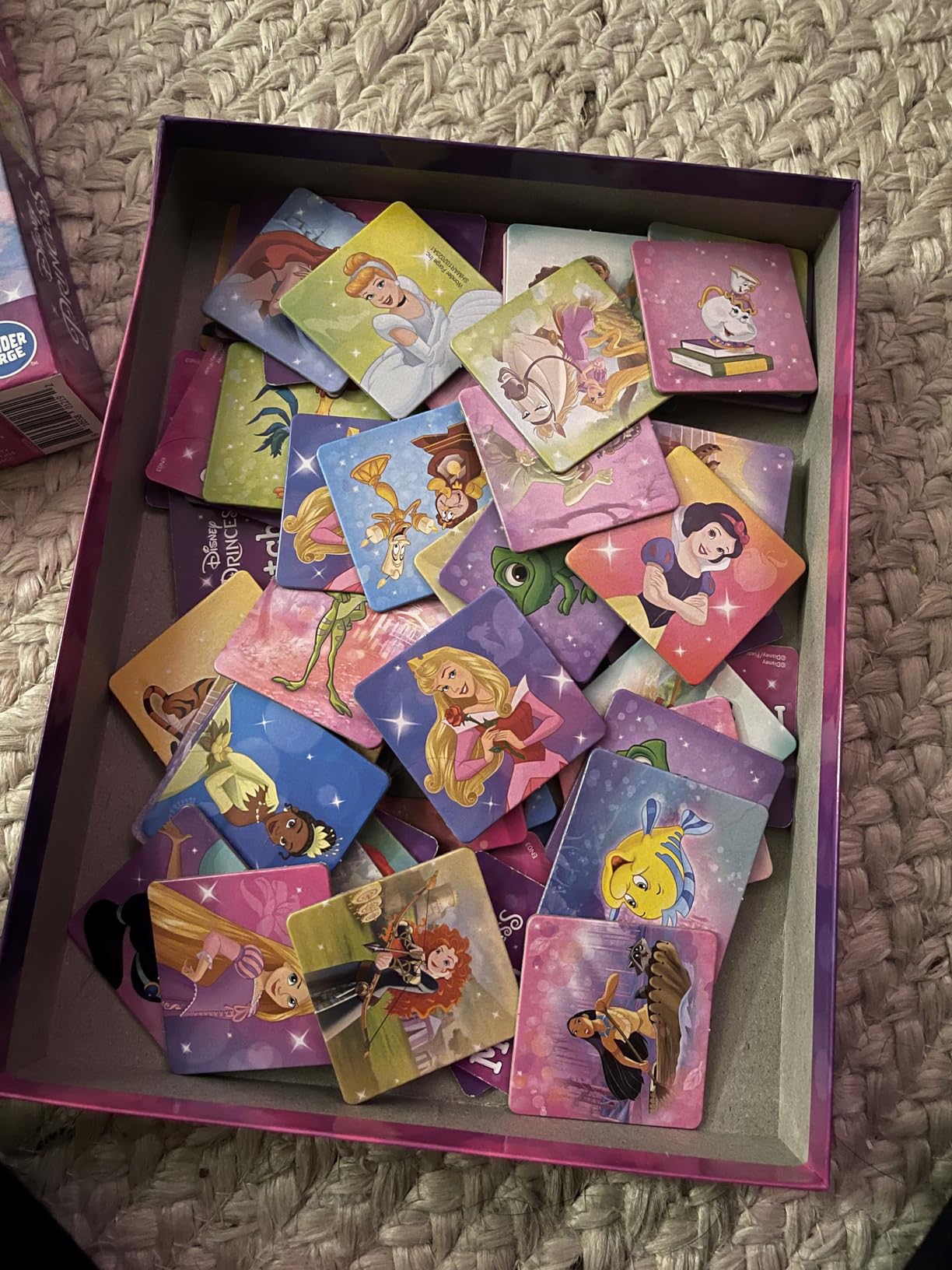 Wonder Forge Disney Princess Matching Game - Fun Memory Game for Kids Ages 3 and Up - Toddler Learning Toy Featuring Belle, Ariel, and Elsa and more Disney Princesses - Packaging May Vary - Customer Photo 1
