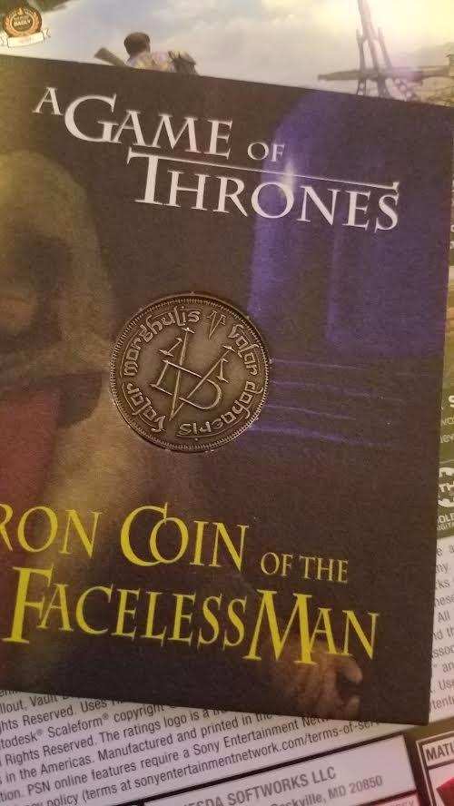 Game of Thrones: Fully Licensed Iron Coin of The Faceless Man by Shire Post - Customer Photo 1