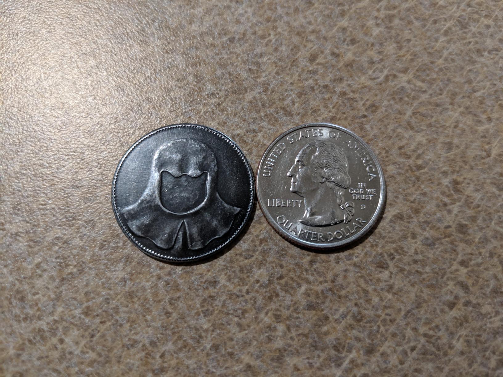 Game of Thrones: Fully Licensed Iron Coin of The Faceless Man by Shire Post - Customer Photo 2