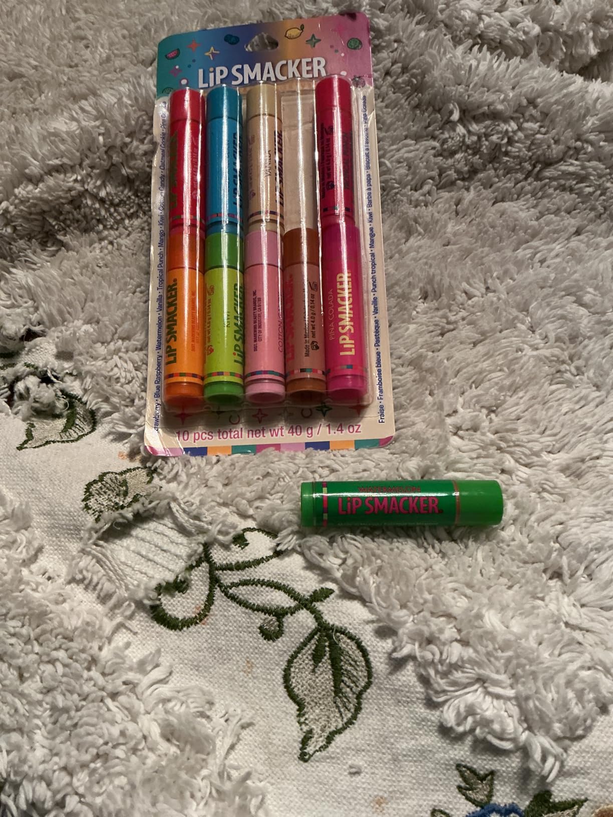 Lip Smacker Coca-Cola Flavored Balm, 8 Count, Flavors Coke, Cherry Vanilla Sprite, Root Beer, Orange Fanta, Grape Strawberry Fanta - Customer Photo 1