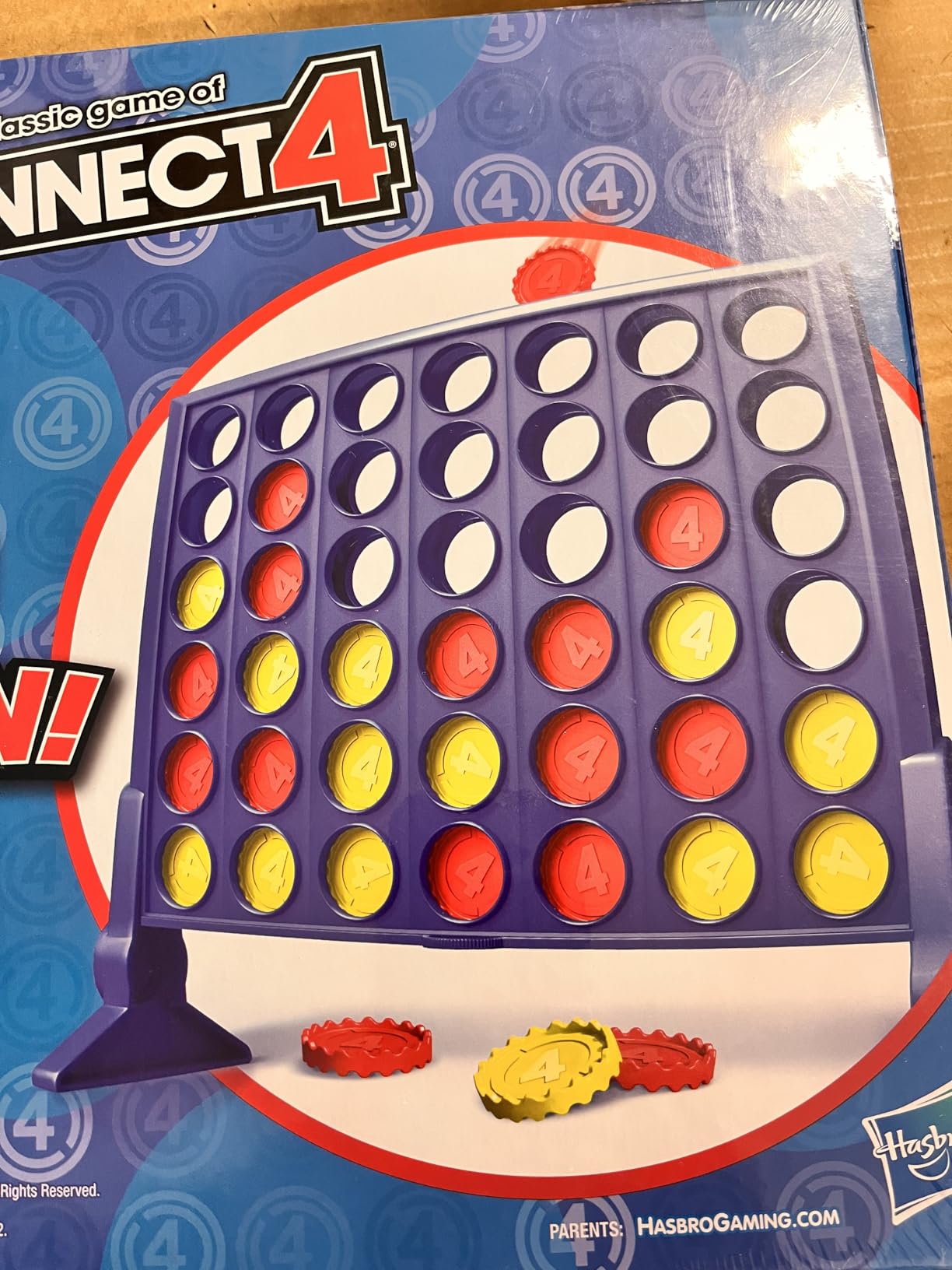 Hasbro Gaming Connect 4 Classic Grid,4 in a Row Game,Strategy Board Games for Kids,2 Player .for Family and Kids,Ages 6 and Up - Customer Photo 2