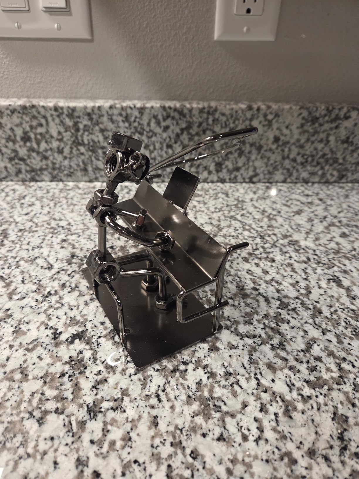 Broadway Gift Pianist Handcrafted Metal Musician Décor Figurine, Size 7 inch - Customer Photo 1