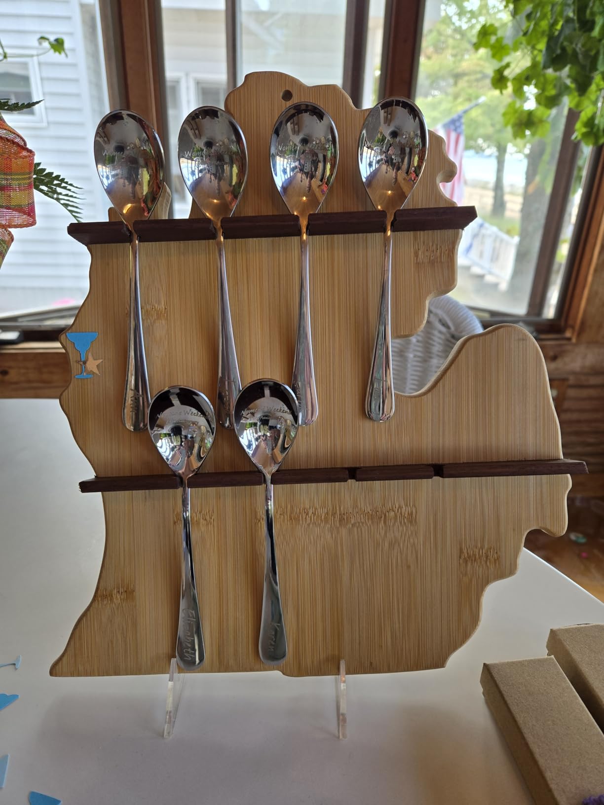 Totally Bamboo Texas State Shaped Bamboo Serving & Cutting Board - Customer Photo 1