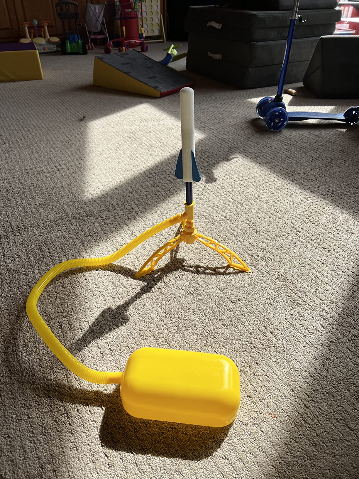 Stomp Rocket Jr Multi-Color Rocket Launcher for Kids, 8 Rockets - Fun Outdoor Kids Gifts for Boys & Girls - STEM Toy Foam Blaster Set Soars Up to 100 Feet - Ages 3 & Up - Customer Photo 0