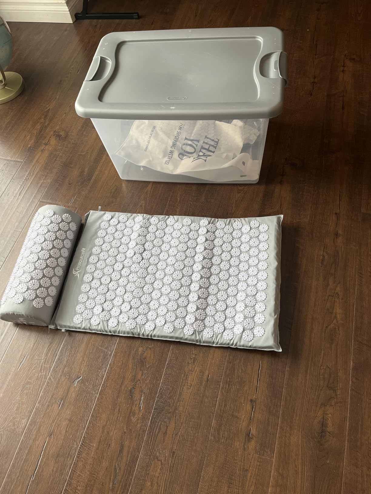 ProsourceFit Acupressure Mat and Pillow Set for Back/Neck Pain Relief and Muscle Relaxation - Customer Photo 2