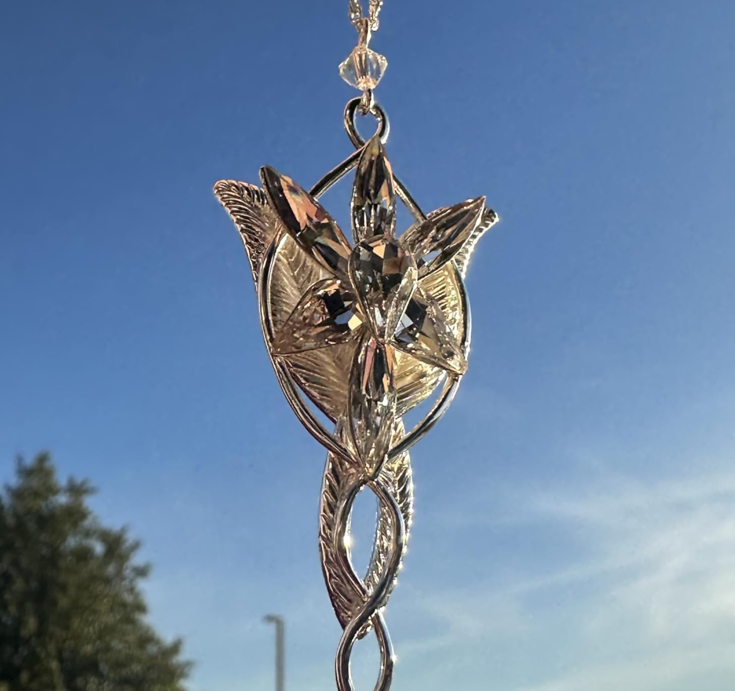 The Noble Collection The Arwen Evenstar Pendant Silver Plated - Customer Photo 1