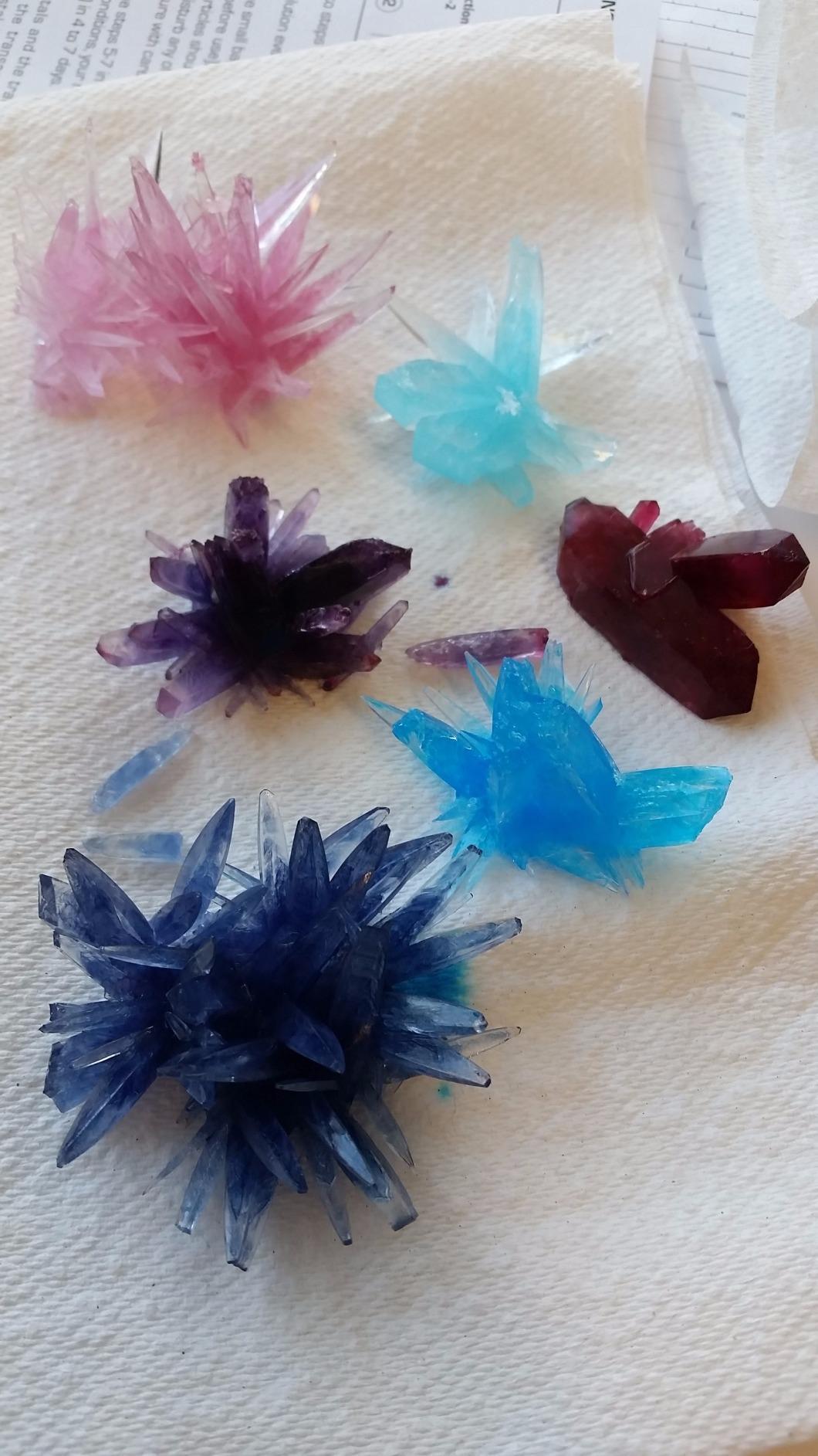 4M 7 Crystal Growing Science Experimental Kit with Display Cases - Easy DIY STEM Toy Lab Experiment Specimens, Educational Gift for Kids, Teens, Boys & Girls - Customer Photo 2