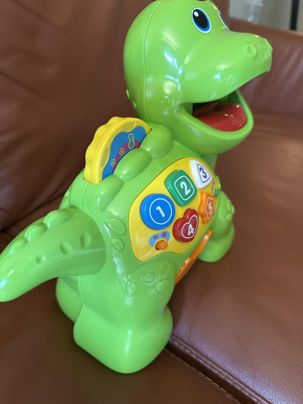 VTech Chomp and Count Dino, Green - Customer Photo 1
