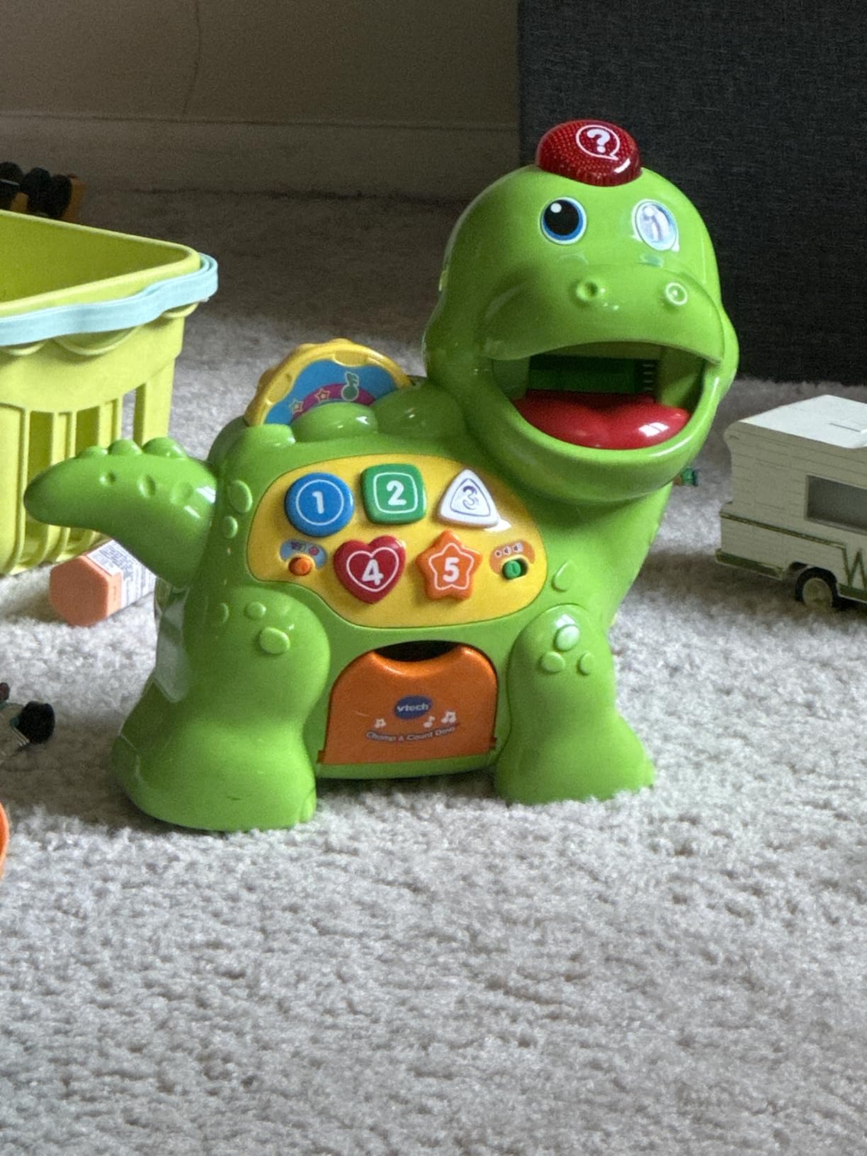 VTech Chomp and Count Dino, Green - Customer Photo 2