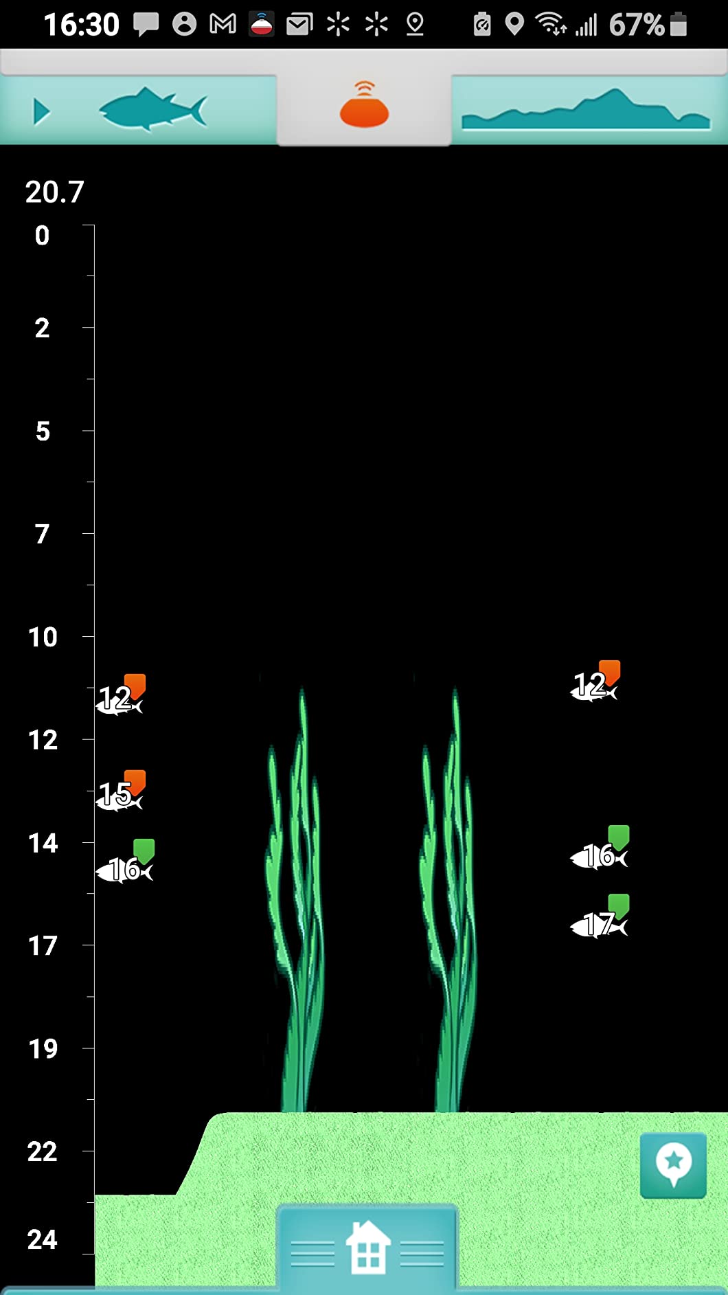 Reelsonar iBobber portable wireless bluetooth fish finder depth finder with depth range of 135 feet 10+ hrs battery life with IOS & Android App Wireless and Watch App Customer Review Reelsonar iBobber portable wireless bluetooth fish finder depth finder with depth range of 135 feet 10+ hrs battery life with IOS & Android App Wireless and Watch App - Customer Photo 4