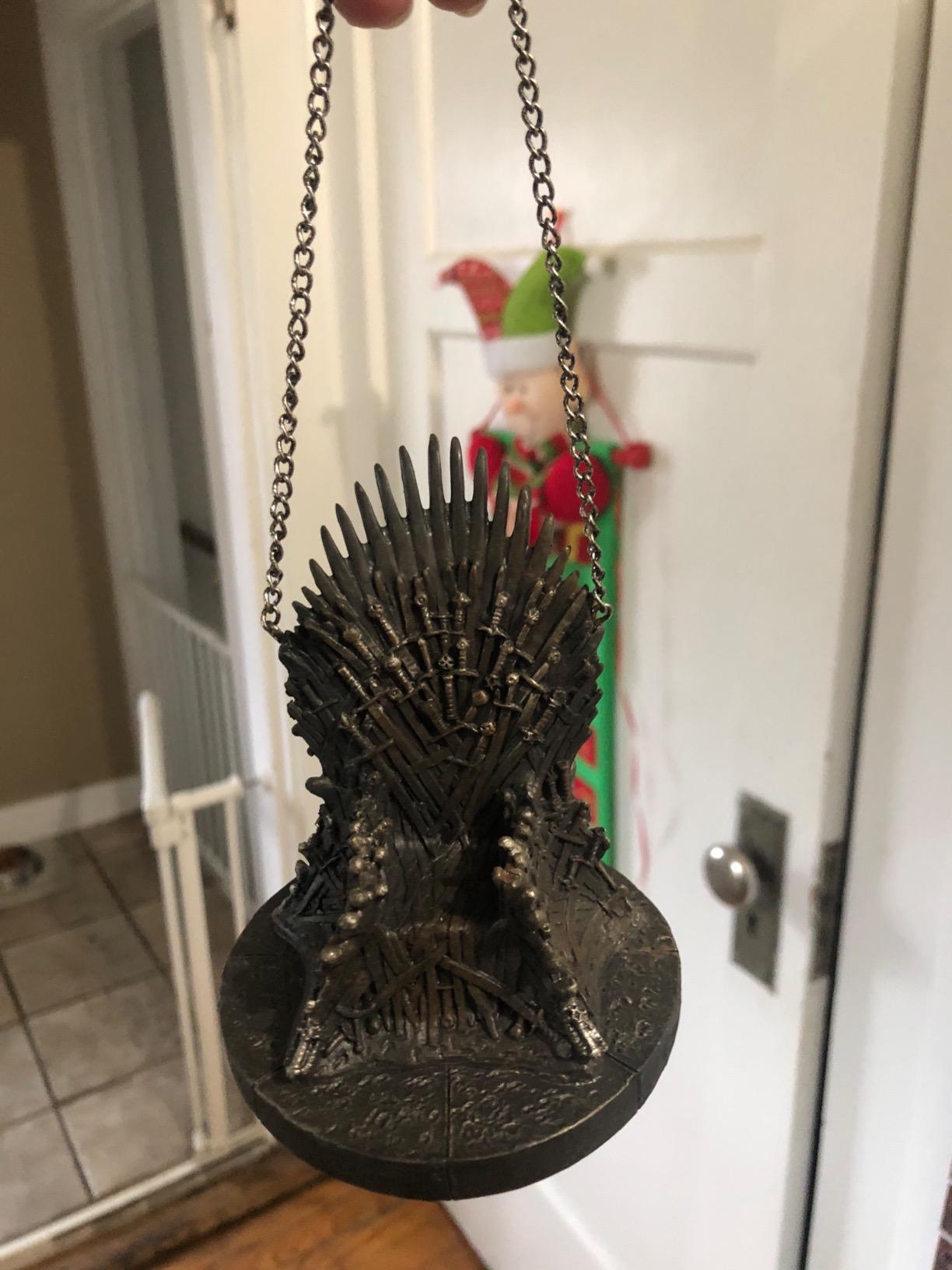 Kurt Adler 4-Inch Game of Thrones Resin Throne Ornament - Customer Photo 2
