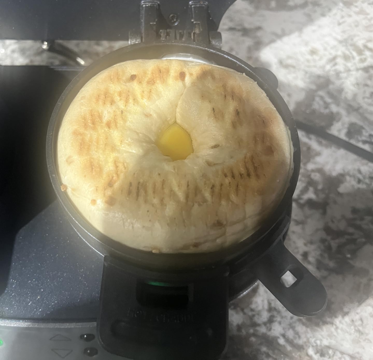 Hamilton Beach Dual Breakfast Sandwich Maker with Timer, Ready in 5 Minutes, Removable Dishwasher Safe PFAS-Free Non-Stick Egg Cooker Ring, Silver (25490MNA) Customer Review Hamilton Beach Dual Breakfast Sandwich Maker with Timer, Ready in 5 Minutes, Removable Dishwasher Safe PFAS-Free Non-Stick Egg Cooker Ring, Silver (25490MNA) - Customer Photo 1