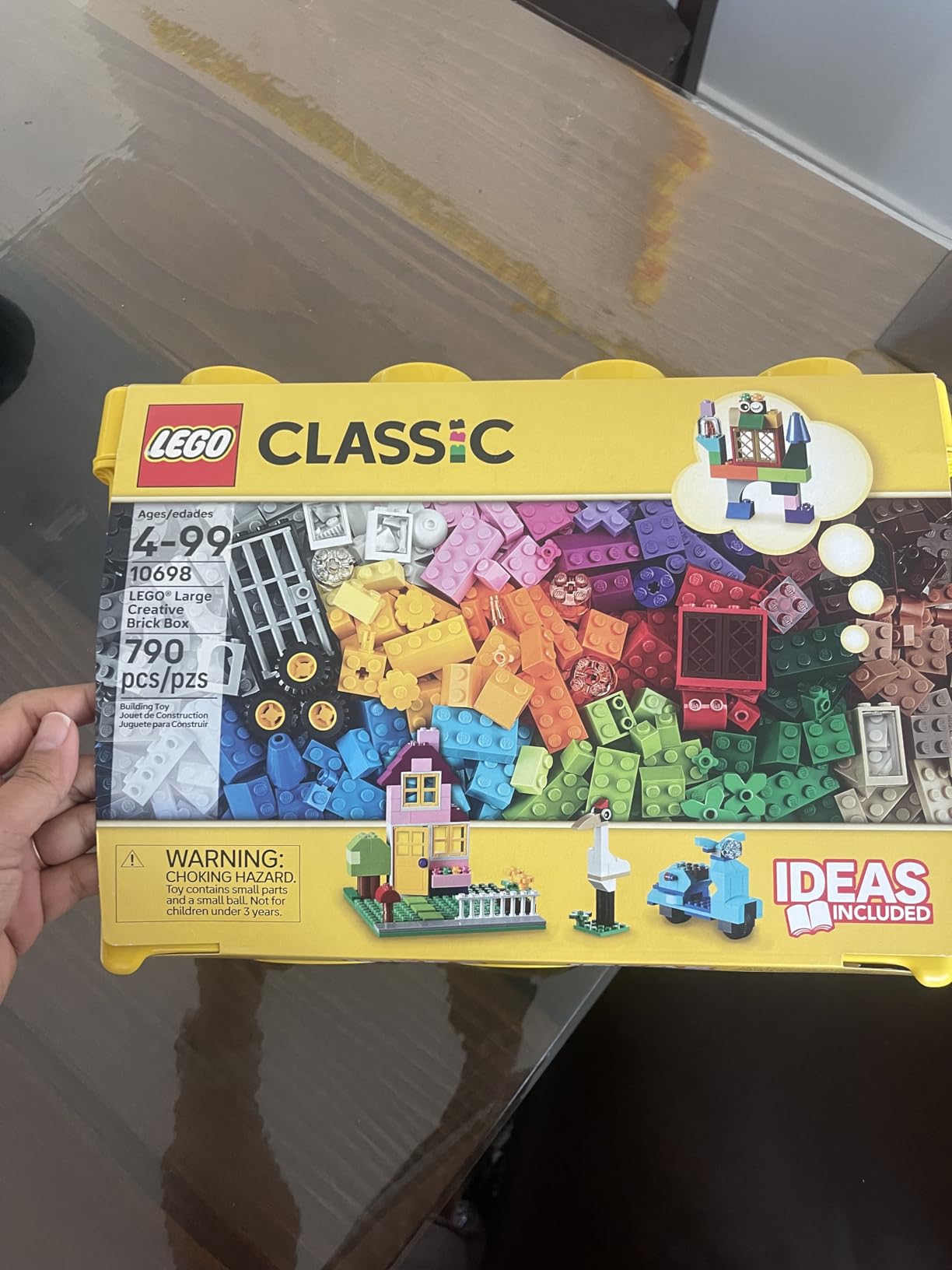 LEGO Classic Large Creative Brick Box 10698 Building Set, Toy Storage Solution for Home or Classrooms, Interactive Building Toy for Kids, Boys, and Girls - Customer Photo 1