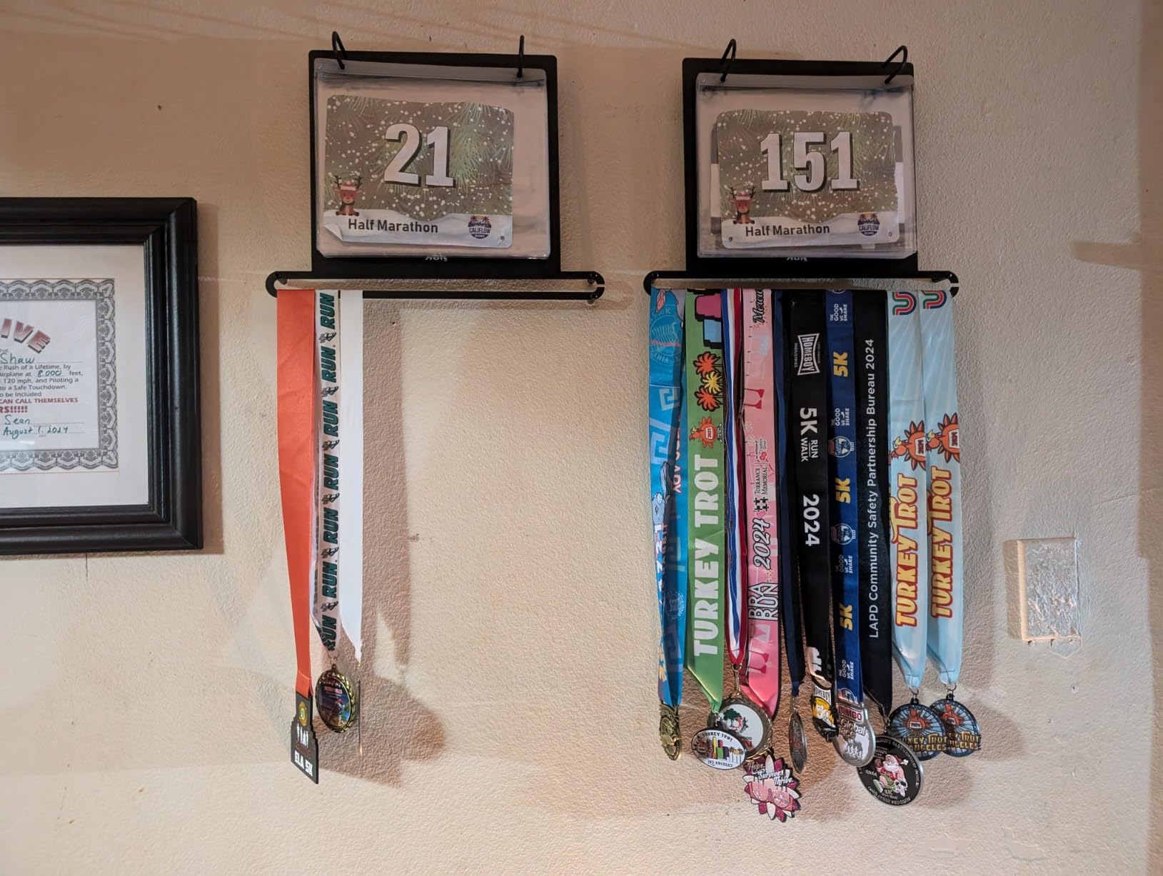 Gone For a Run BibFOLIO Plus Race Bib Holder and Running Medal Hanger Display | Race Medal Holder Display and Running Bib Holder for Runners | Race Bib and Race Medal Display for Runners Customer Review Gone For a Run BibFOLIO Plus Race Bib Holder and Running Medal Hanger Display | Race Medal Holder Display and Running Bib Holder for Runners | Race Bib and Race Medal Display for Runners - Customer Photo 2