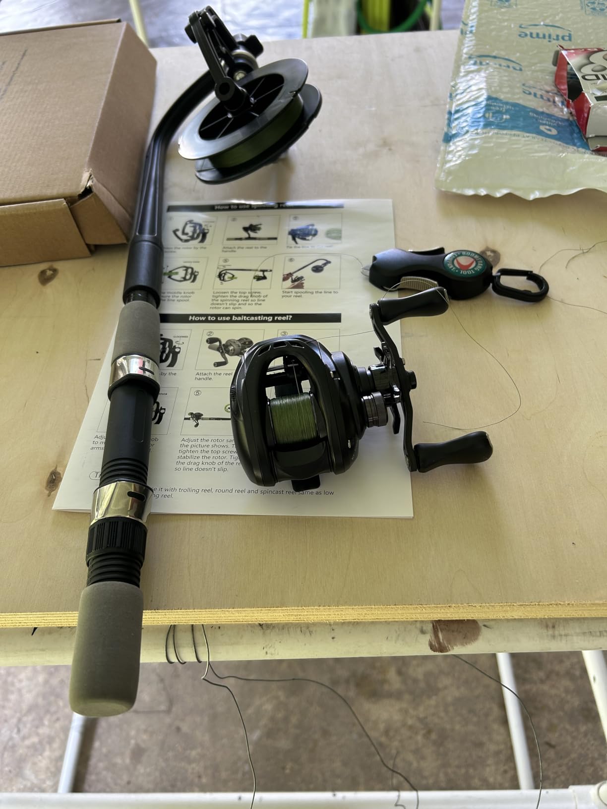 Piscifun Fishing Line Winder Spooler Machine Spinning Reel Spool Spooling Station System Automatic Spools Holder Customer Review Piscifun Fishing Line Winder Spooler Machine Spinning Reel Spool Spooling Station System Automatic Spools Holder - Customer Photo 1