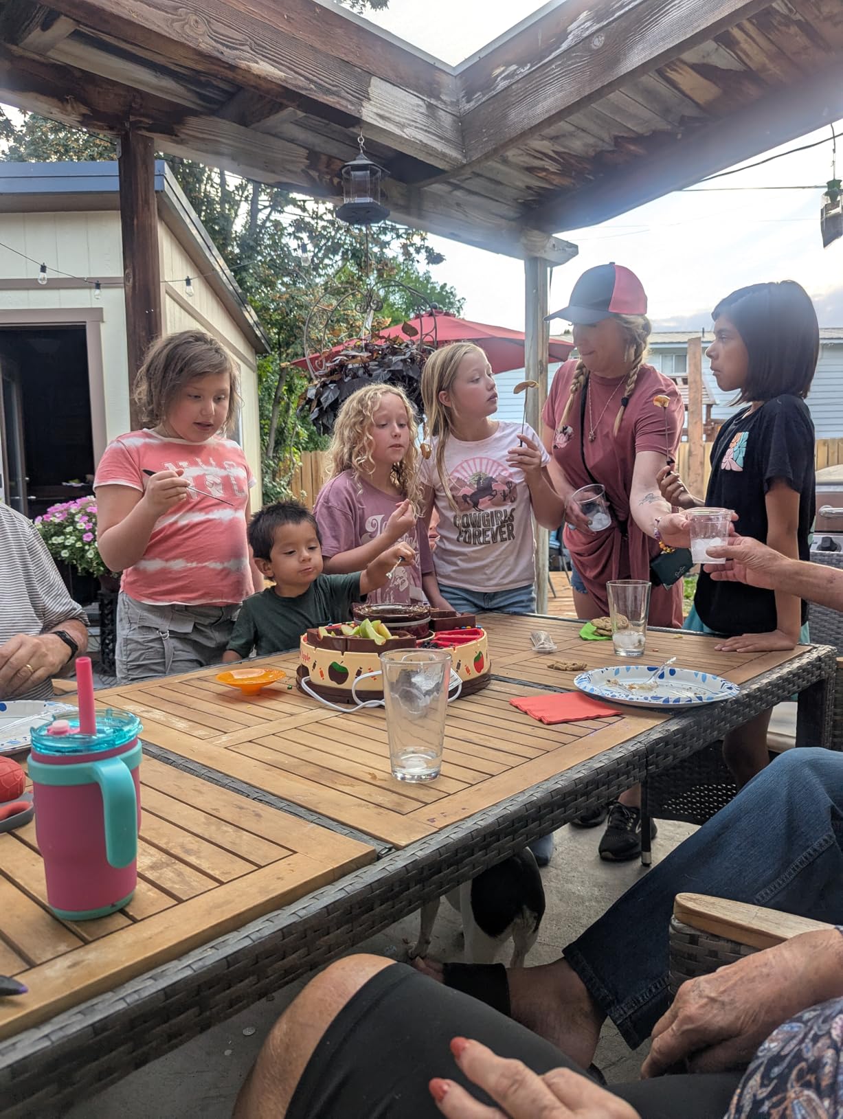 Nostalgia Tabletop Indoor Electric S'mores Maker - Smores Kit With Marshmallow Roasting Sticks and 4 Trays for Graham Crackers, Chocolate, and Marshmallows - Movie Night Supplies - Brown Customer Review Nostalgia Tabletop Indoor Electric S'mores Maker - Smores Kit With Marshmallow Roasting Sticks and 4 Trays for Graham Crackers, Chocolate, and Marshmallows - Movie Night Supplies - Brown - Customer Photo 2