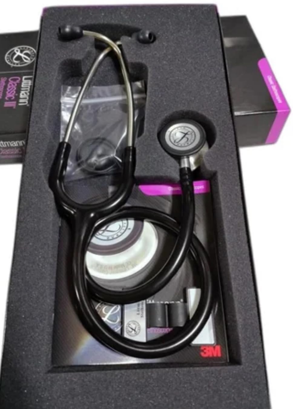 3M Littmann Classic III Monitoring Stethoscope, 5620, More Than 2X as Loud, Weighs Less, Stainless Steel Chestpiece, 27