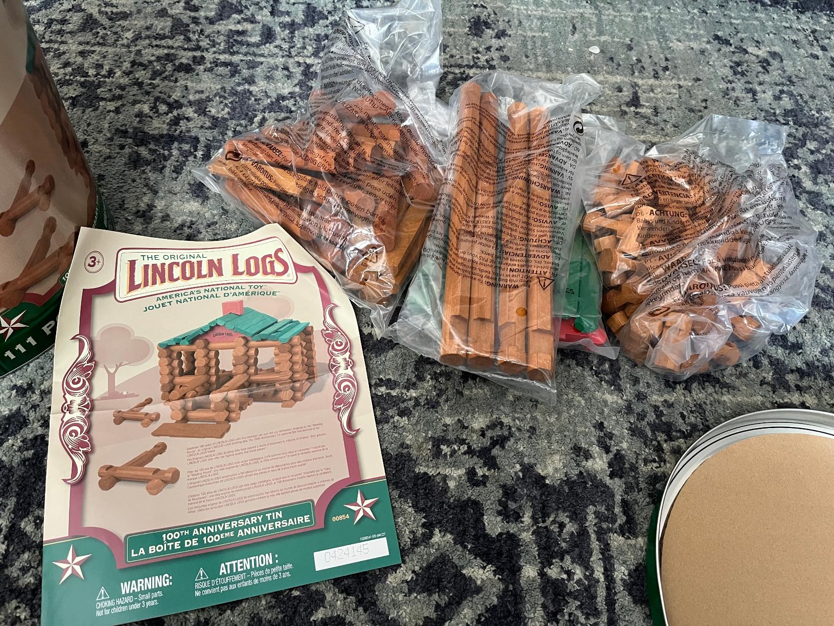Lincoln Logs 100th Anniversary Tin - Customer Photo 3