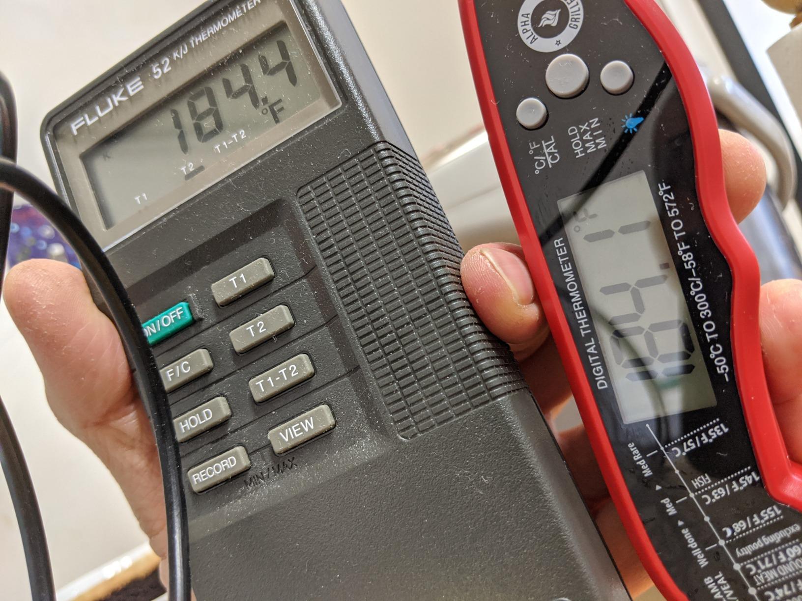 Alpha Grillers Meat Thermometer Digital - Instant Read Food Thermometer for Cooking and Grilling Stocking Stuffers for Men Gifts for Men Customer Review Alpha Grillers Meat Thermometer Digital - Instant Read Food Thermometer for Cooking and Grilling Stocking Stuffers for Men Gifts for Men - Customer Photo 1