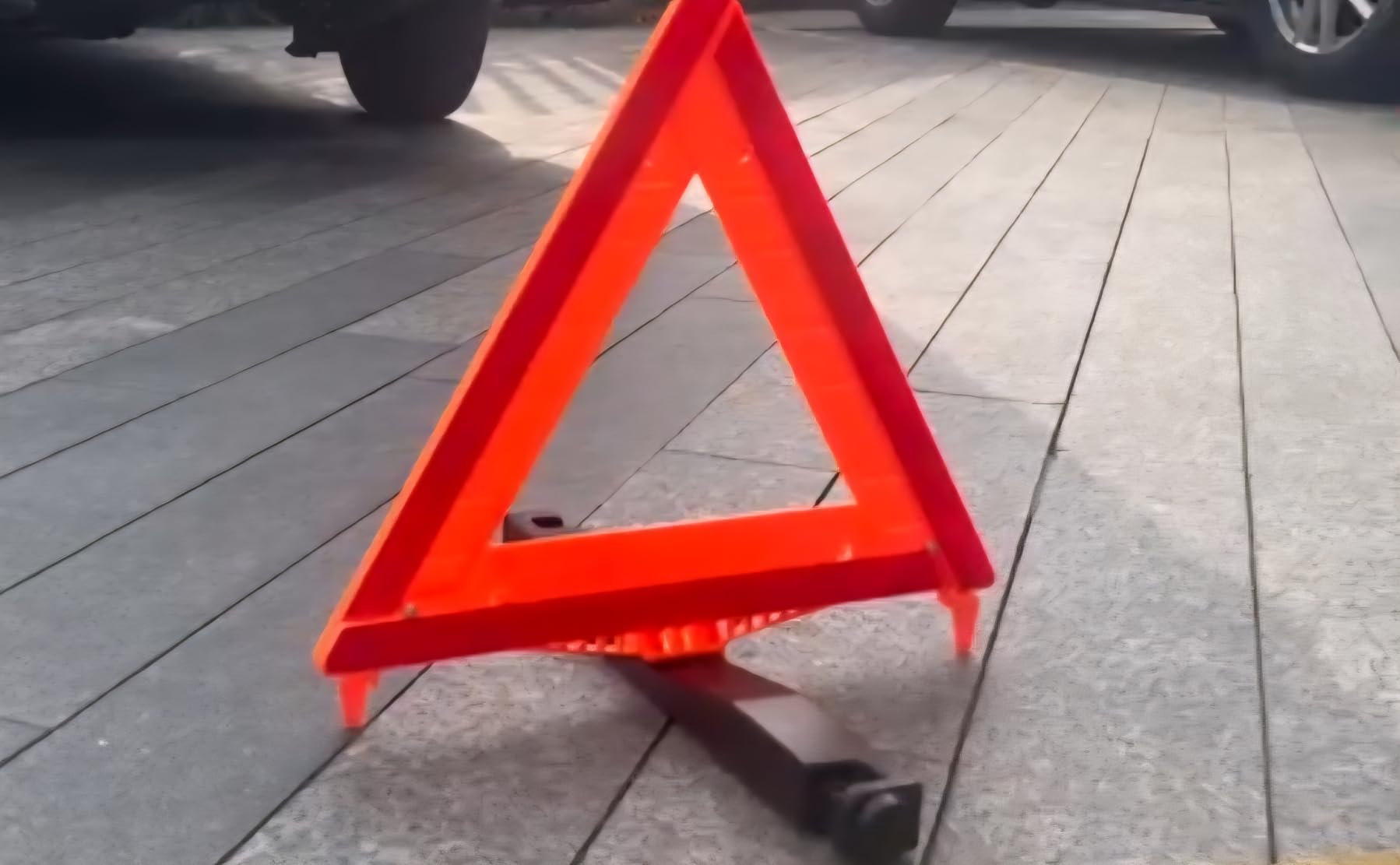 CARTMAN 3 Pack Warning Triangle DOT Approved Identical to United States FMVSS 571 125 Reflective Warning Road Safety Triangle Kit - Customer Photo 1