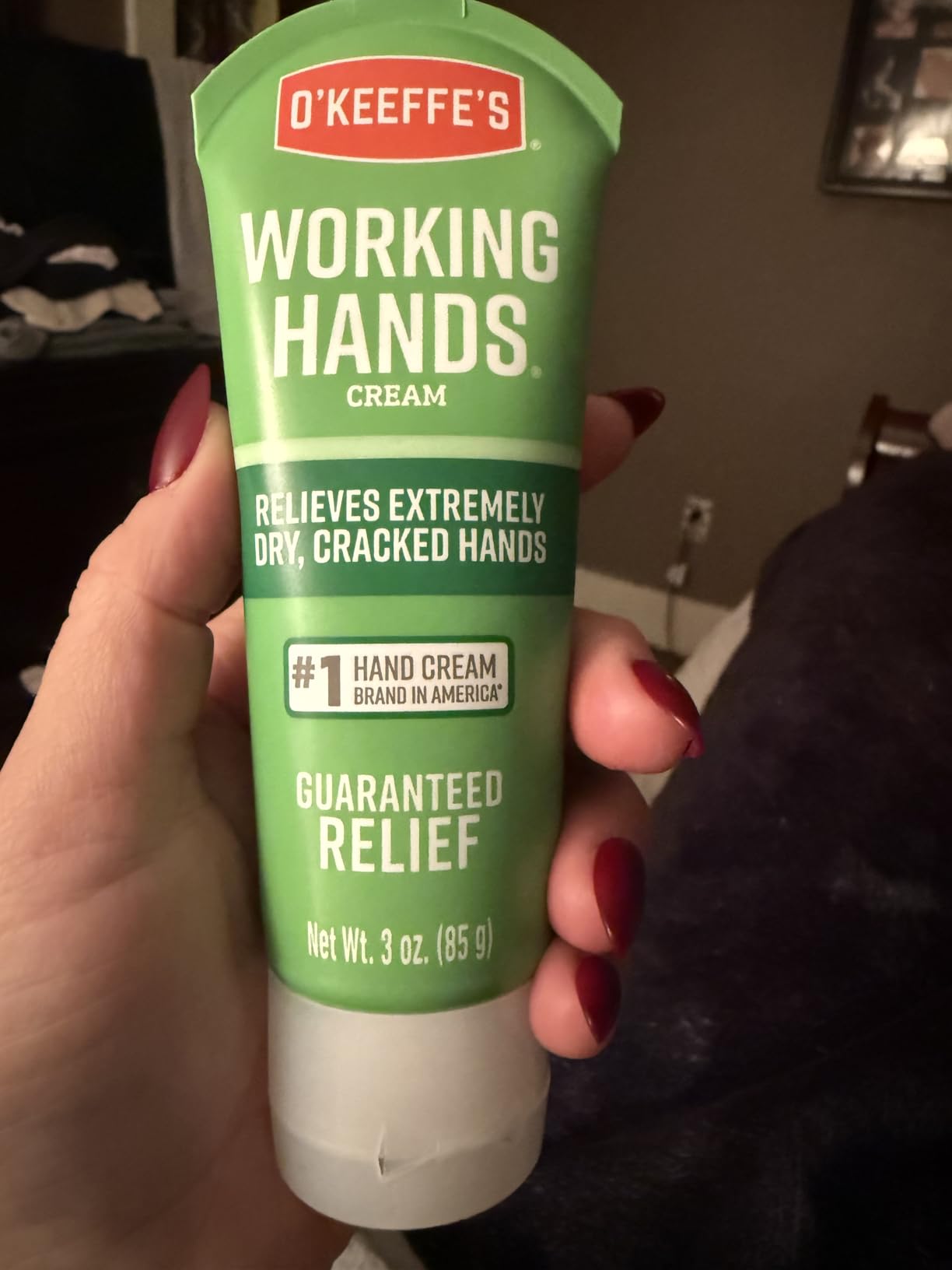 O'Keeffe's Working Hands Hand Cream for Extreme Dryness - 3 oz Tube (2 Pack) - Repairing Skincare for Cracked, Dry Hands - Customer Photo 2