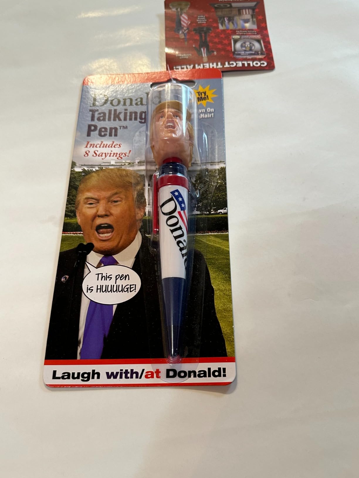 Donald Trump Talking Pen – Top Stocking Stuffer for Men, Funny Trump Merchandise & Real Voice Novelty Pen, Christmas Political Gag Gift & Popular Gift for Him, Supporters & Collectors (Trump Classic) Customer Review Donald Trump Talking Pen – Top Stocking Stuffer for Men, Funny Trump Merchandise & Real Voice Novelty Pen, Christmas Political Gag Gift & Popular Gift for Him, Supporters & Collectors (Trump Classic) - Customer Photo 1