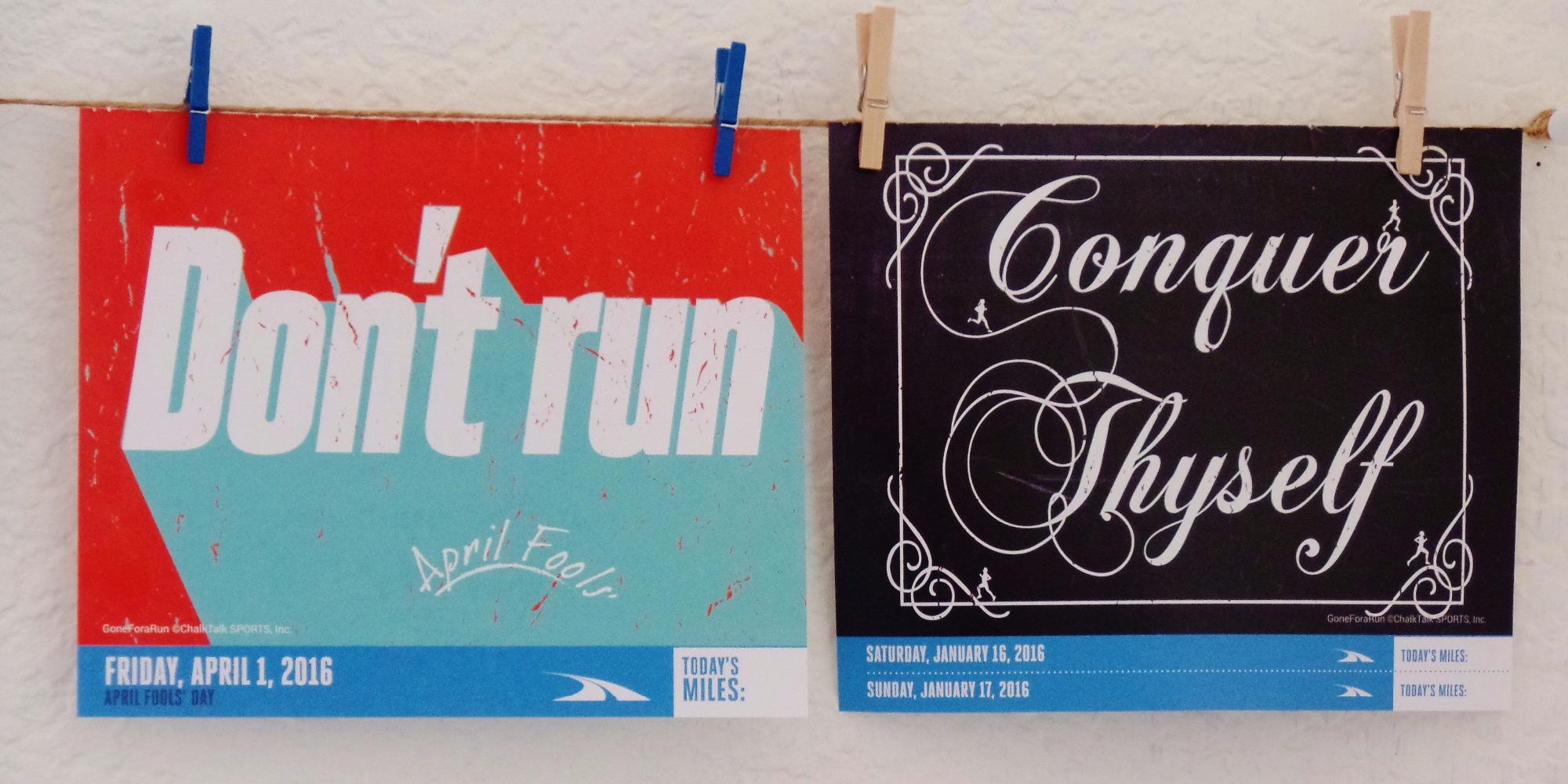 Gone for a Run 2026 Runner's Daily Desk Calendar Daily Running Quotes and Inspiration for Runners - Customer Photo 1