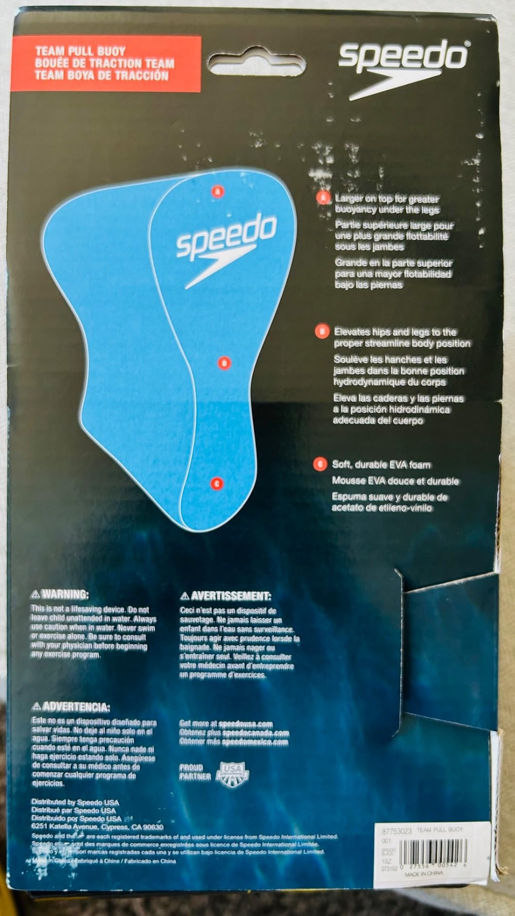 Speedo Unisex-Adult Swim Training Pull Buoy - Customer Photo 1