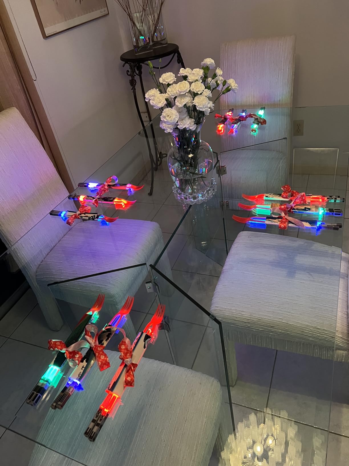 Lightsaber Chopsticks Light Up - LED Glowing Light Saber Star Wars Chop Sticks - Reusable Sushi Lightup Sabers Chopstick Set Of 1 Blue Pair Customer Review Lightsaber Chopsticks Light Up - LED Glowing Light Saber Star Wars Chop Sticks - Reusable Sushi Lightup Sabers Chopstick Set Of 1 Blue Pair - Customer Photo 2