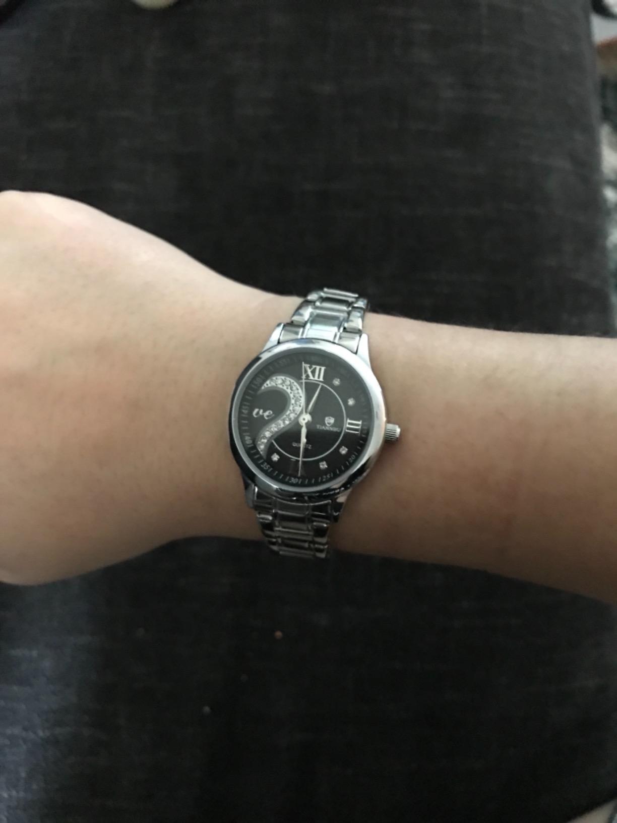 DREAMING Q&P Valentine's Romantic His and Hers Quartz Analog Wrist Watches Gifts Set for Lovers Set of 2 - Customer Photo 2