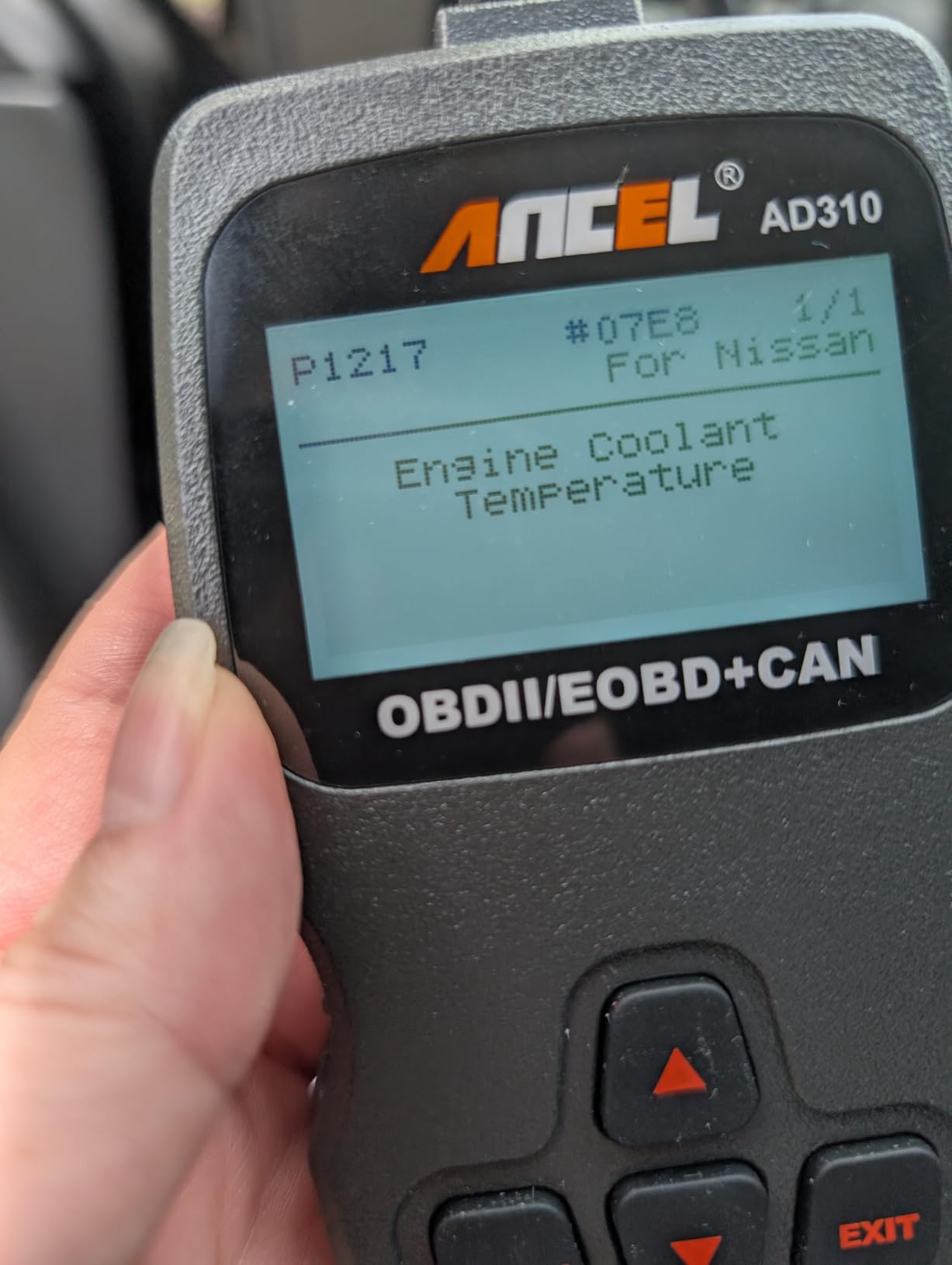 ANCEL AD310 Classic Enhanced Universal OBD II Scanner Car Engine Fault Code Reader CAN Diagnostic Scan Tool - Customer Photo 1