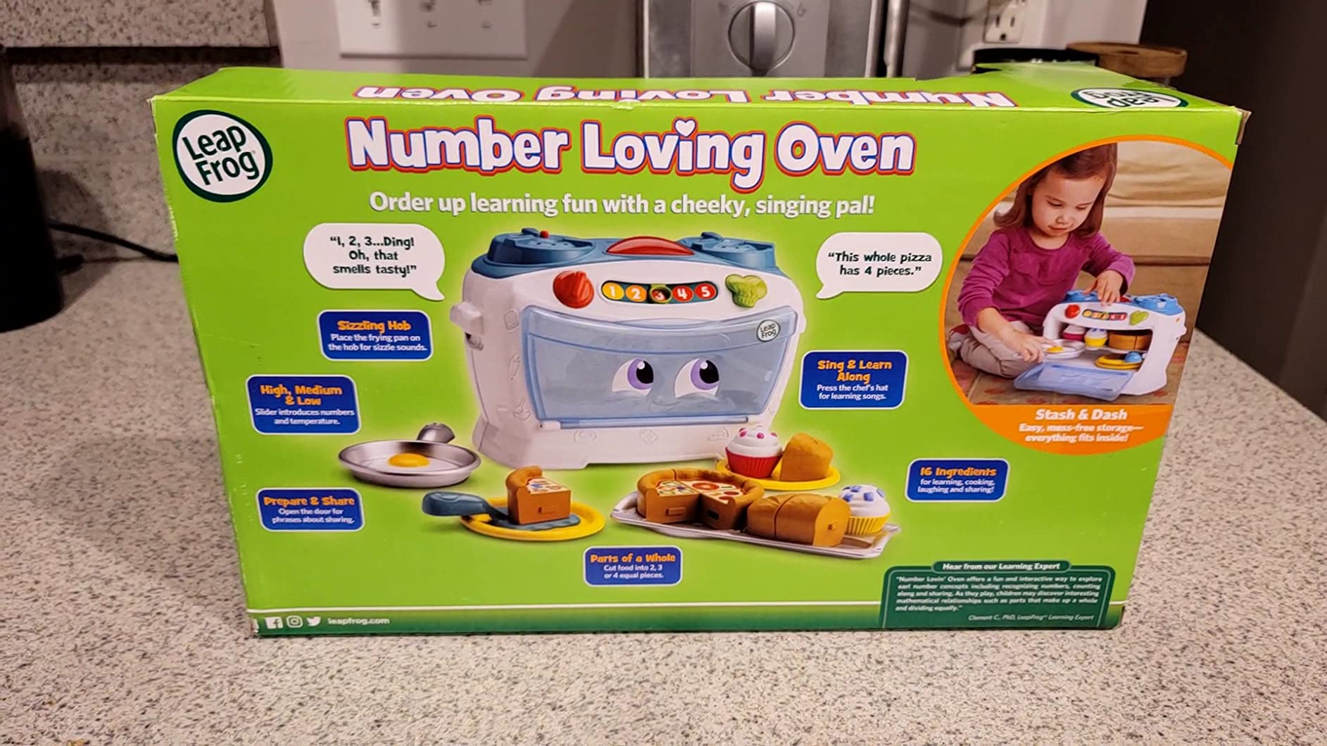 LeapFrog Number Lovin' Oven, Pink - Customer Photo 2