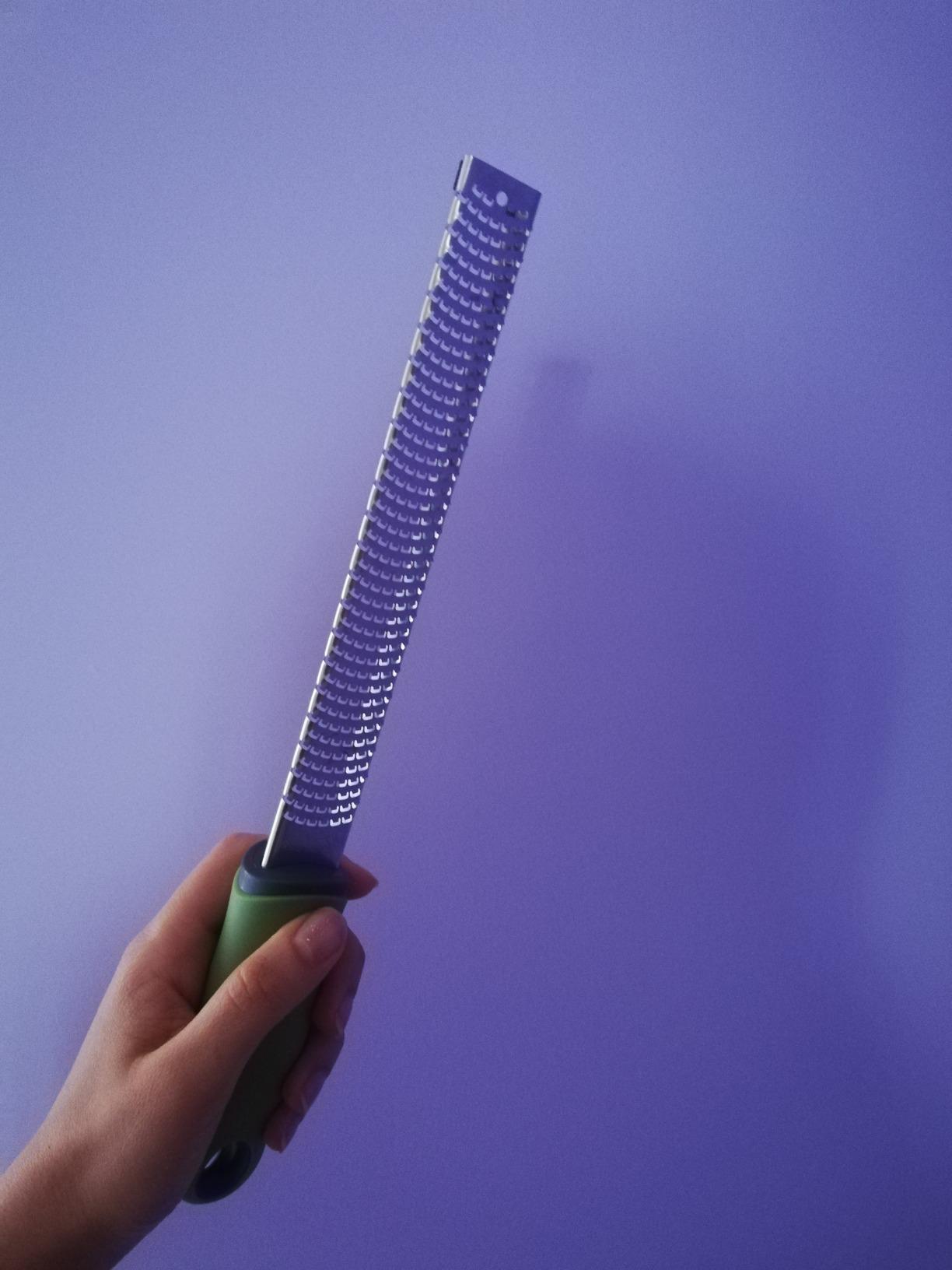 Sunkuka Pro Citrus Lemon Zester & Cheese Grater Stainless Steel - Ginger,Garlic,Potato Nutmeg,Chocolate Peeler with Cover and Cleaning Brush - Customer Photo 1