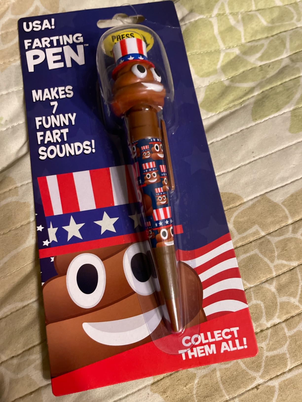 Farting Poop Pen Makes 7 Funny Fart Sounds - Perfect Stocking Stuffers for Kids, Teens & Boys - This Poop Pen Makes Funny Gifts for Christmas - Fart Pen Gag Gifts & White Elephant Gift (Original) Customer Review Farting Poop Pen Makes 7 Funny Fart Sounds - Perfect Stocking Stuffers for Kids, Teens & Boys - This Poop Pen Makes Funny Gifts for Christmas - Fart Pen Gag Gifts & White Elephant Gift (Original) - Customer Photo 3