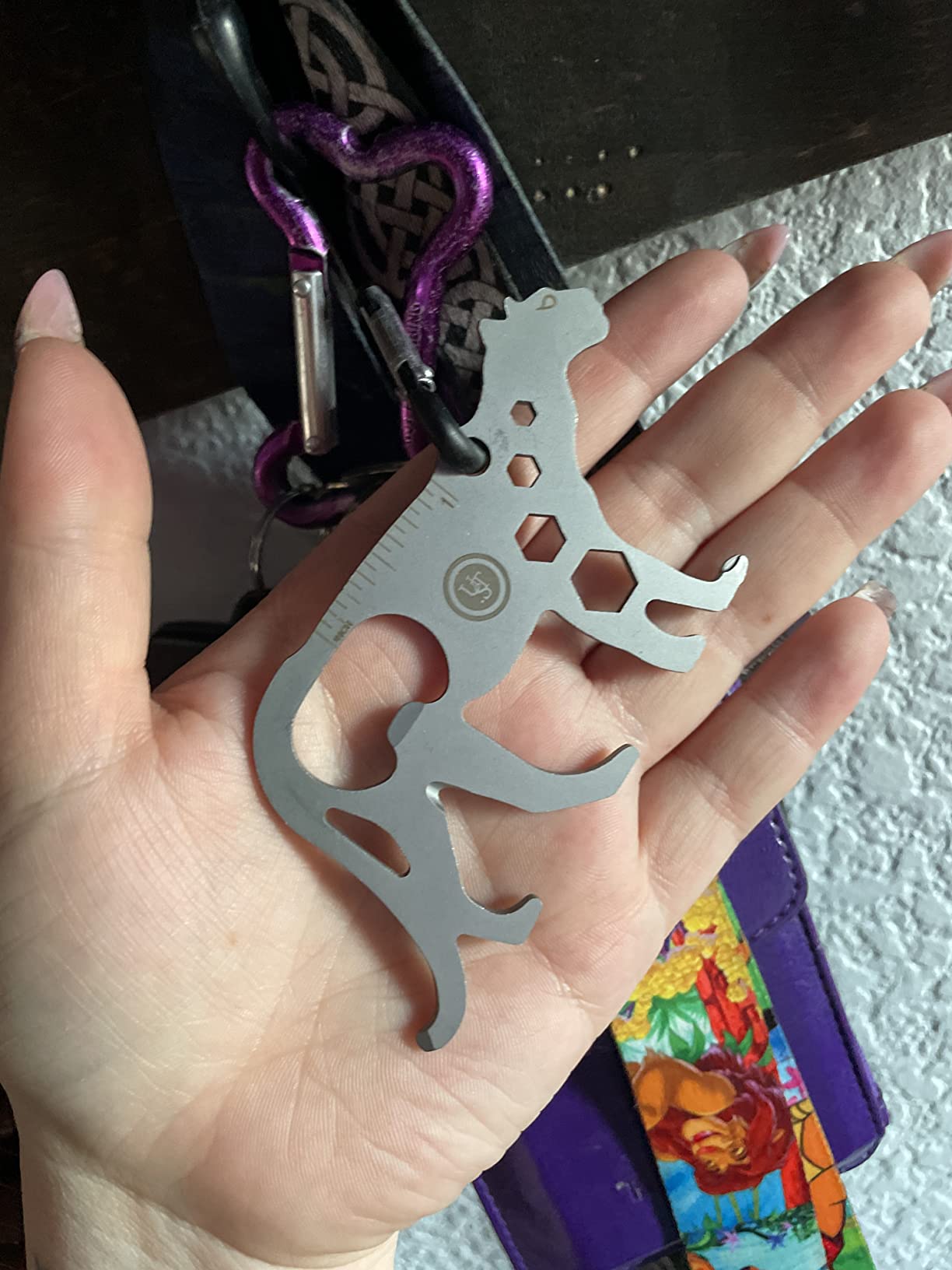 UST Tool-a-Long Multi-Tool Carabiners with Durable, Compact Stainless Steel Construction for Hiking, Kayaking, Camping, Travel and Outdoor Survival - Customer Photo 2