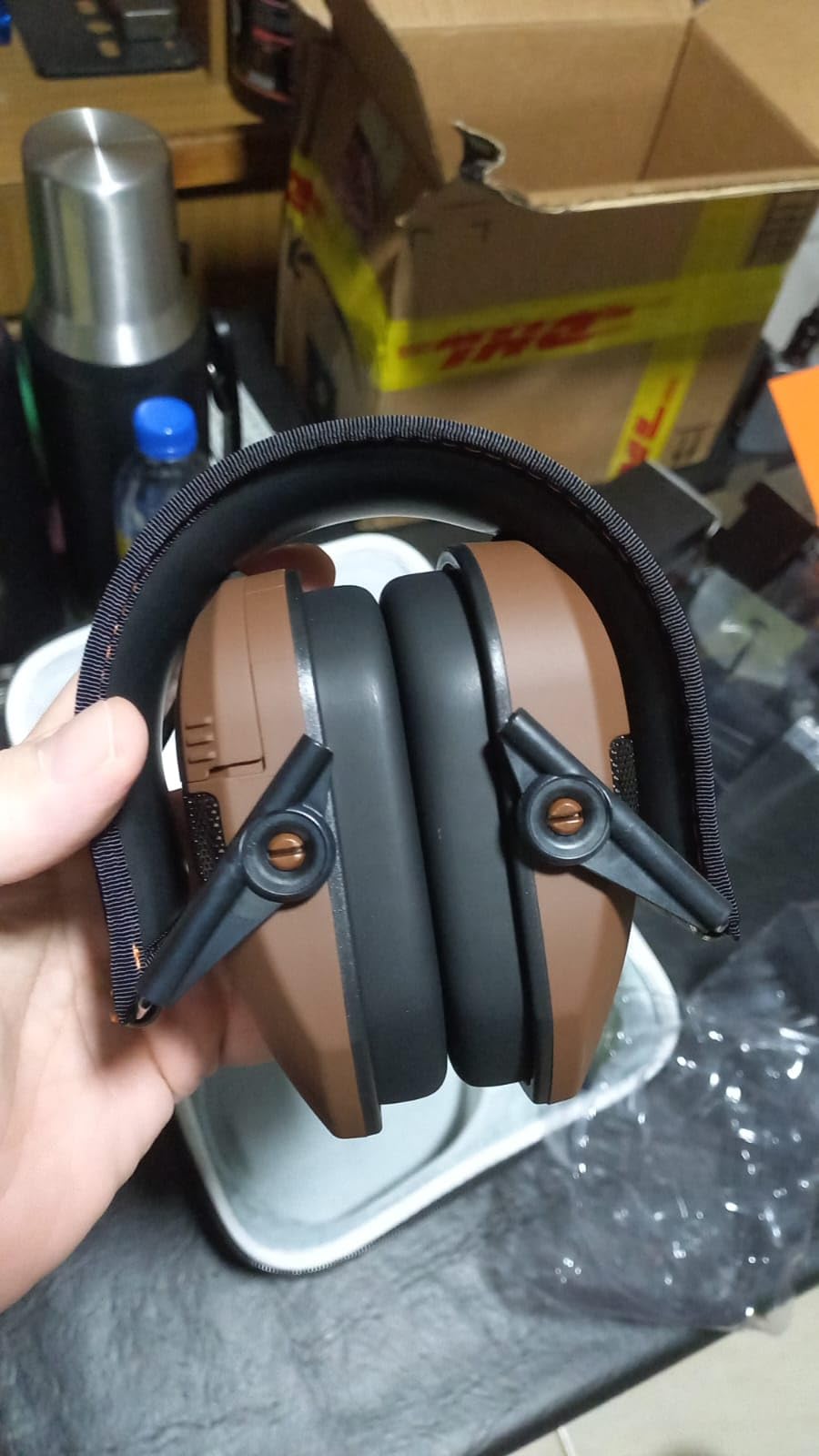 Walker's Razor Slim Ultra Low Profile Compact Design Adjustable Range Shooting Hunting Hearing Protection Electronic Earmuffs - Customer Photo 2