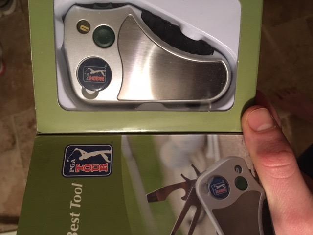 Golfer's Best Tool – 6-in-1 Golf Multitool for Men & Women | Stroke Counter, Divot Repair, Brush, Ball Marker - Customer Photo 1