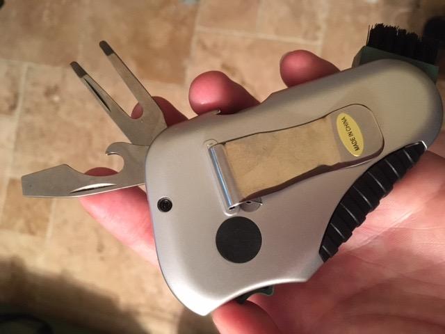 Golfer's Best Tool – 6-in-1 Golf Multitool for Men & Women | Stroke Counter, Divot Repair, Brush, Ball Marker - Customer Photo 2