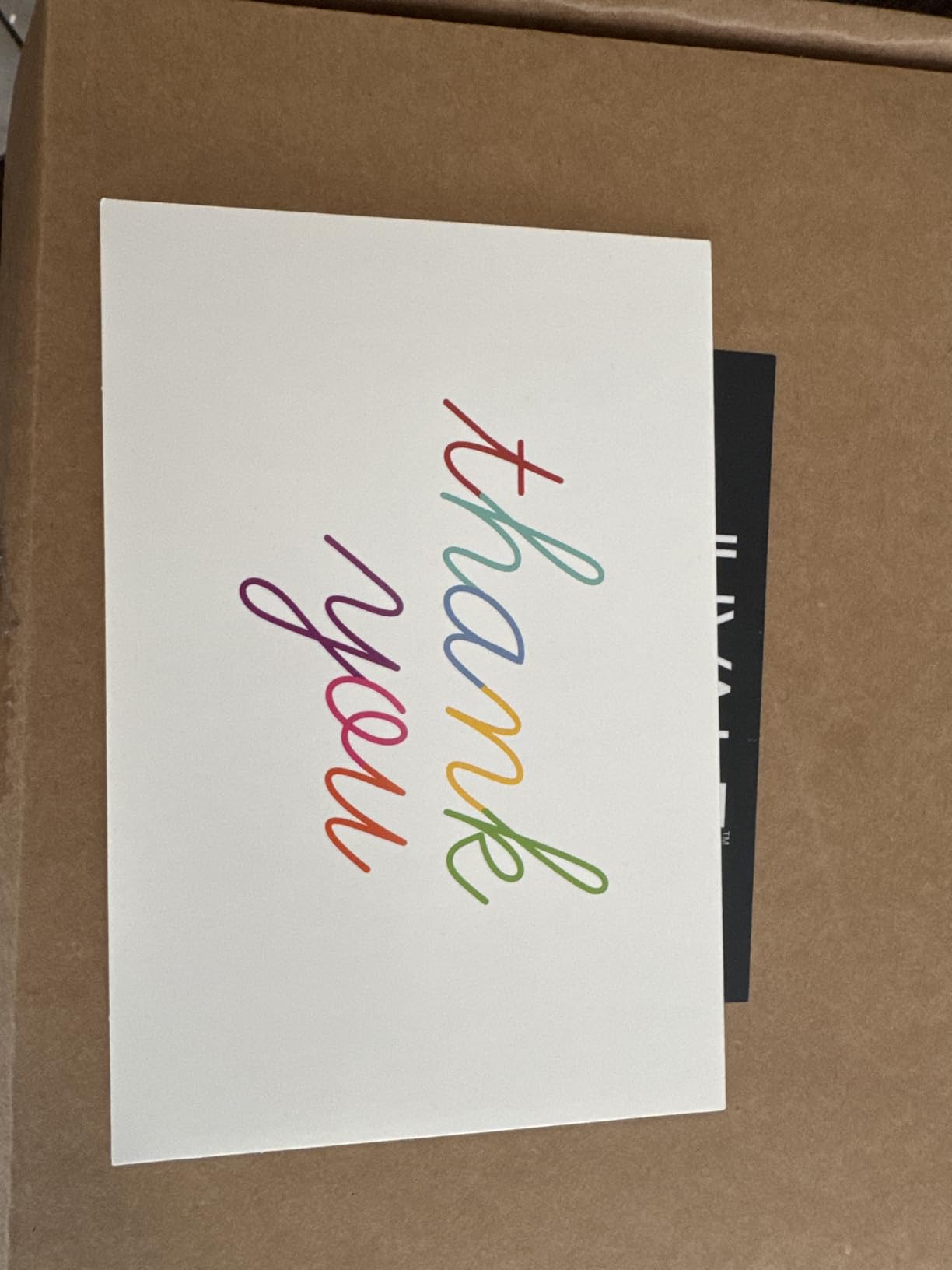 Juvale Thank You Cards with Envelopes - Bulk Blank Thank You Notes & Cards for Kids & Adults - 6 Assorted Rainbow Designs - White, 48 Pack, 4 x 6 In - Customer Photo 1